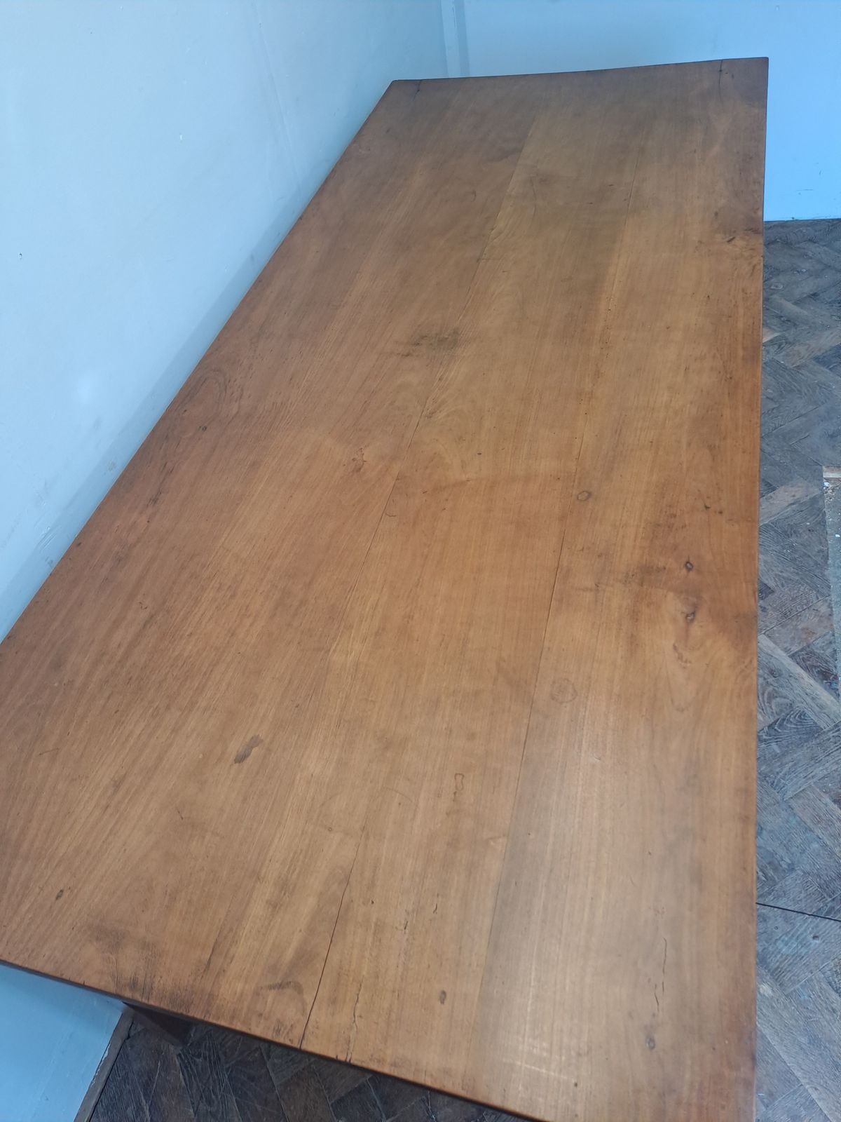 Mid 19th Century French Cherrywood Farmhouse Table photo for sale