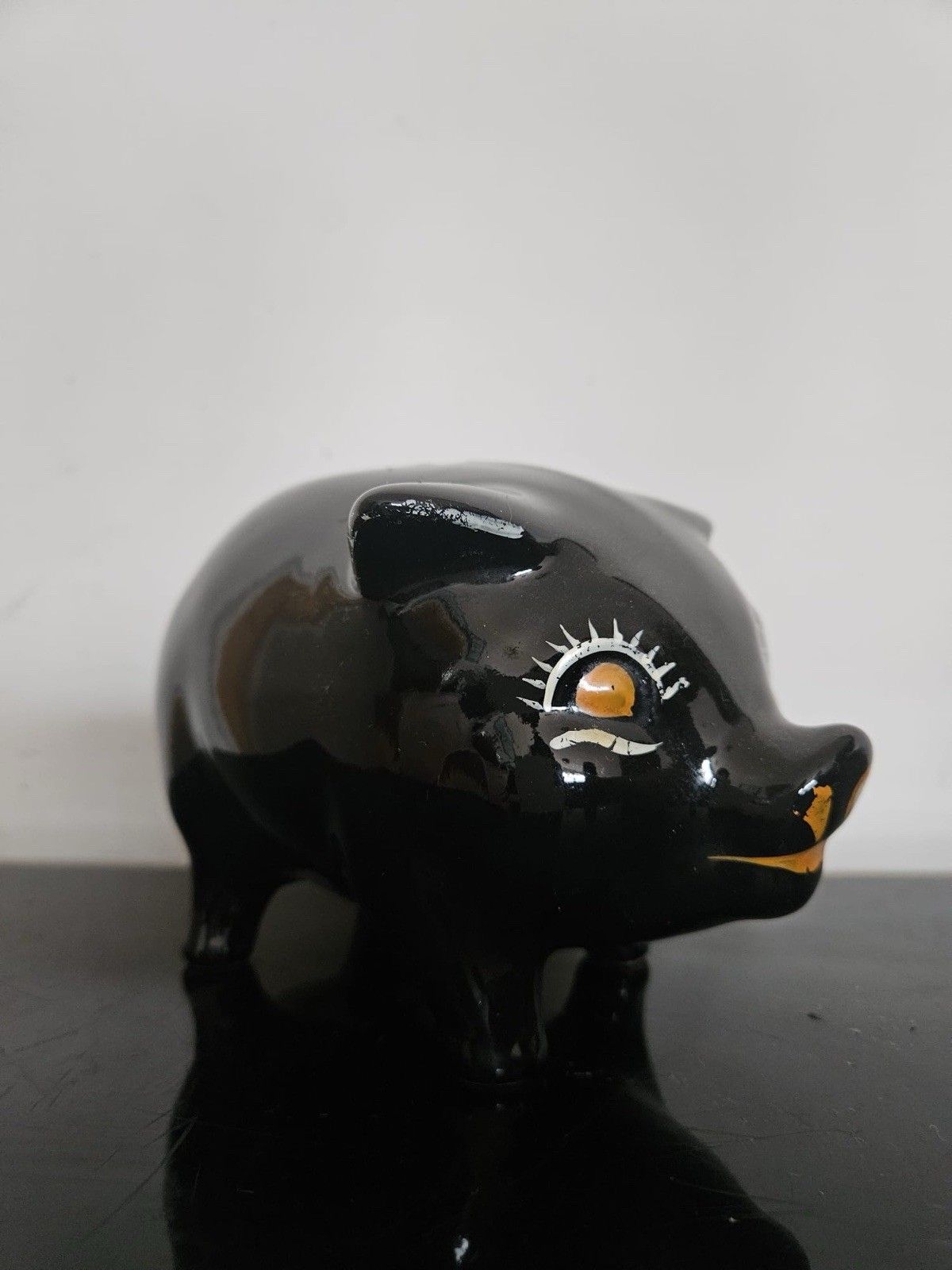 Vtg Mid Century 50s Arthur Wood Money Pig Unbroken Piggy Bank Ornament R1098 photo 74.75