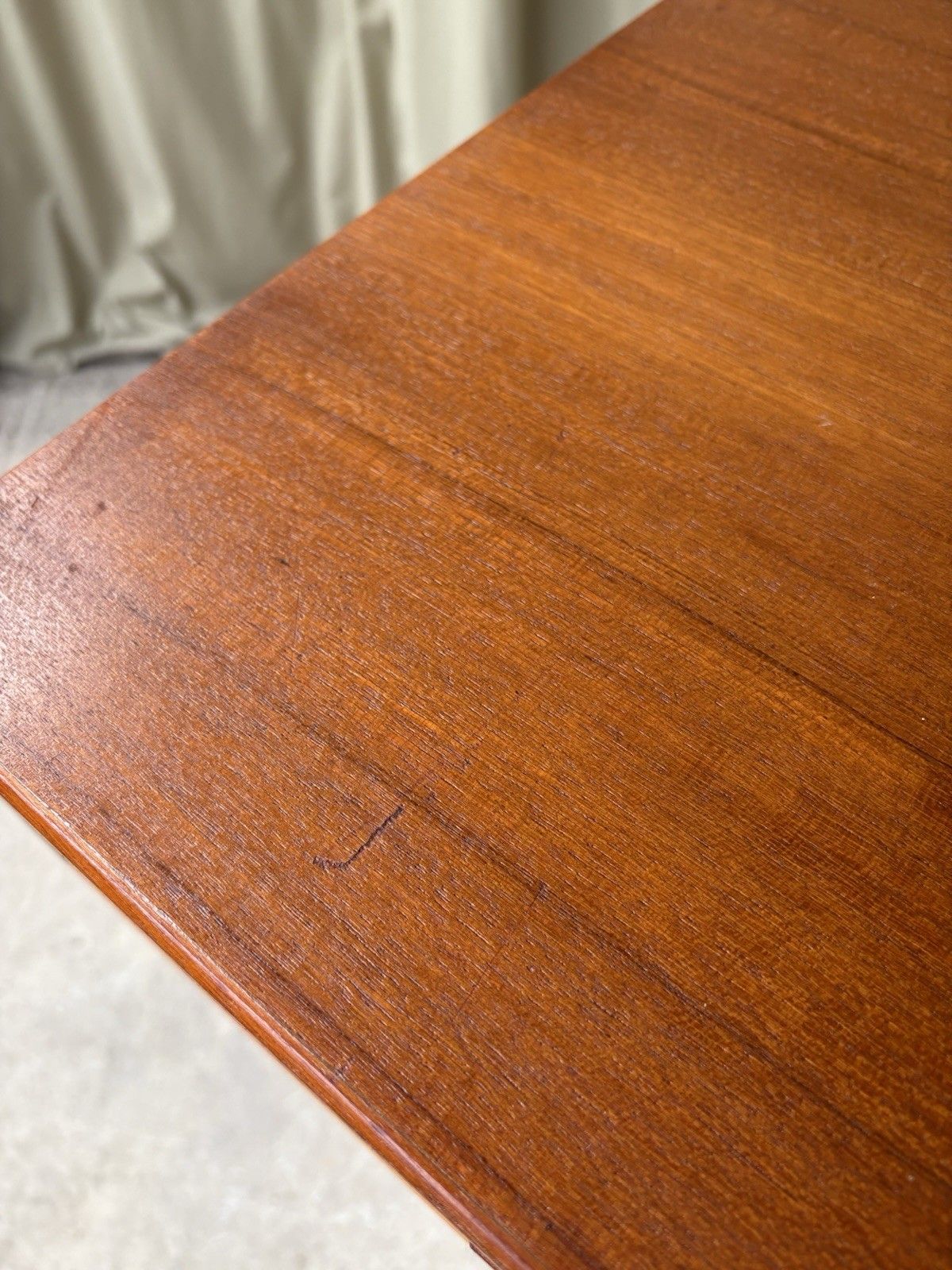 photo vinterior Vtg Mid Century Danish Cado Compact Desk Console Side Table Chest Drawers R1103