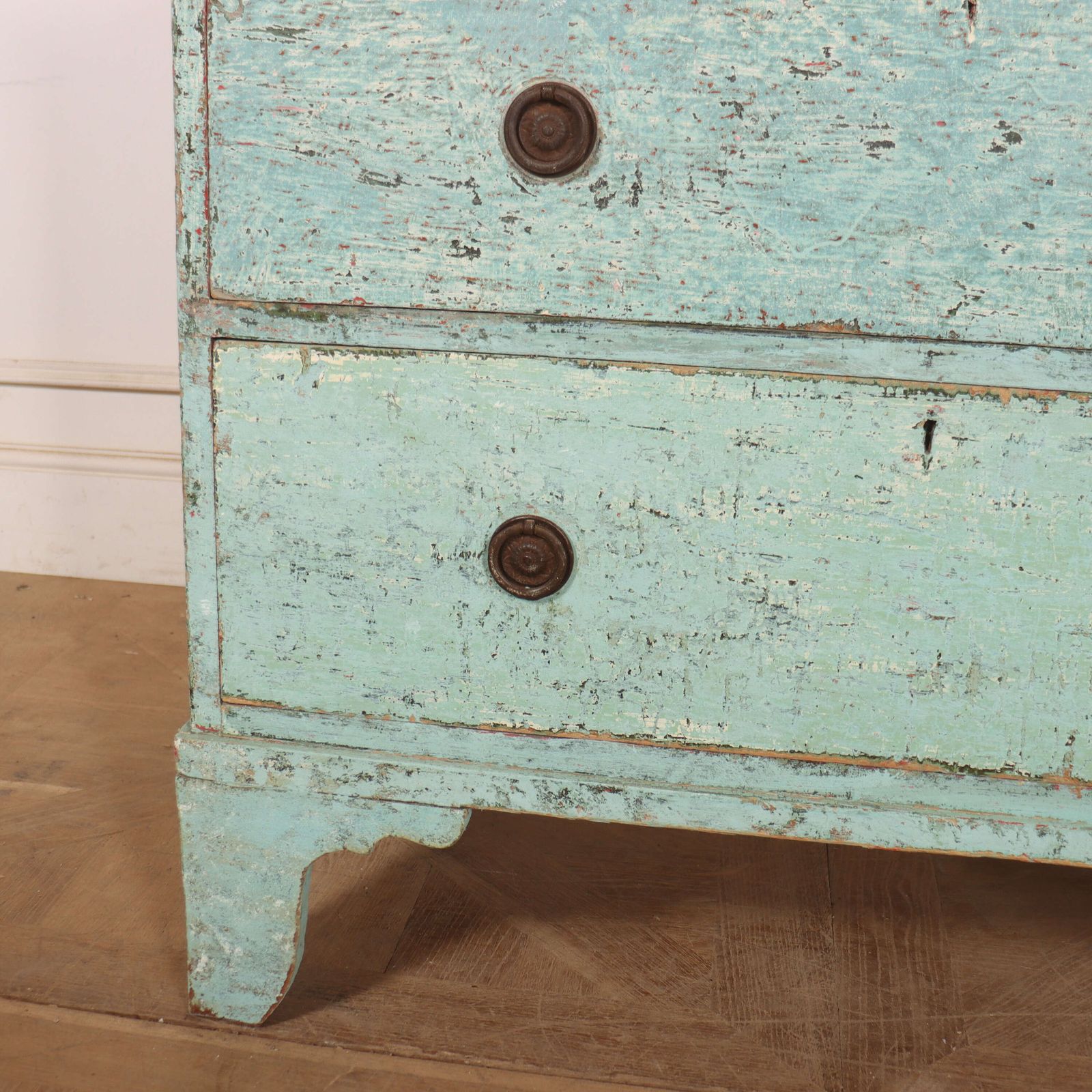 English Original Painted Chest Of Drawers photo 1860.0