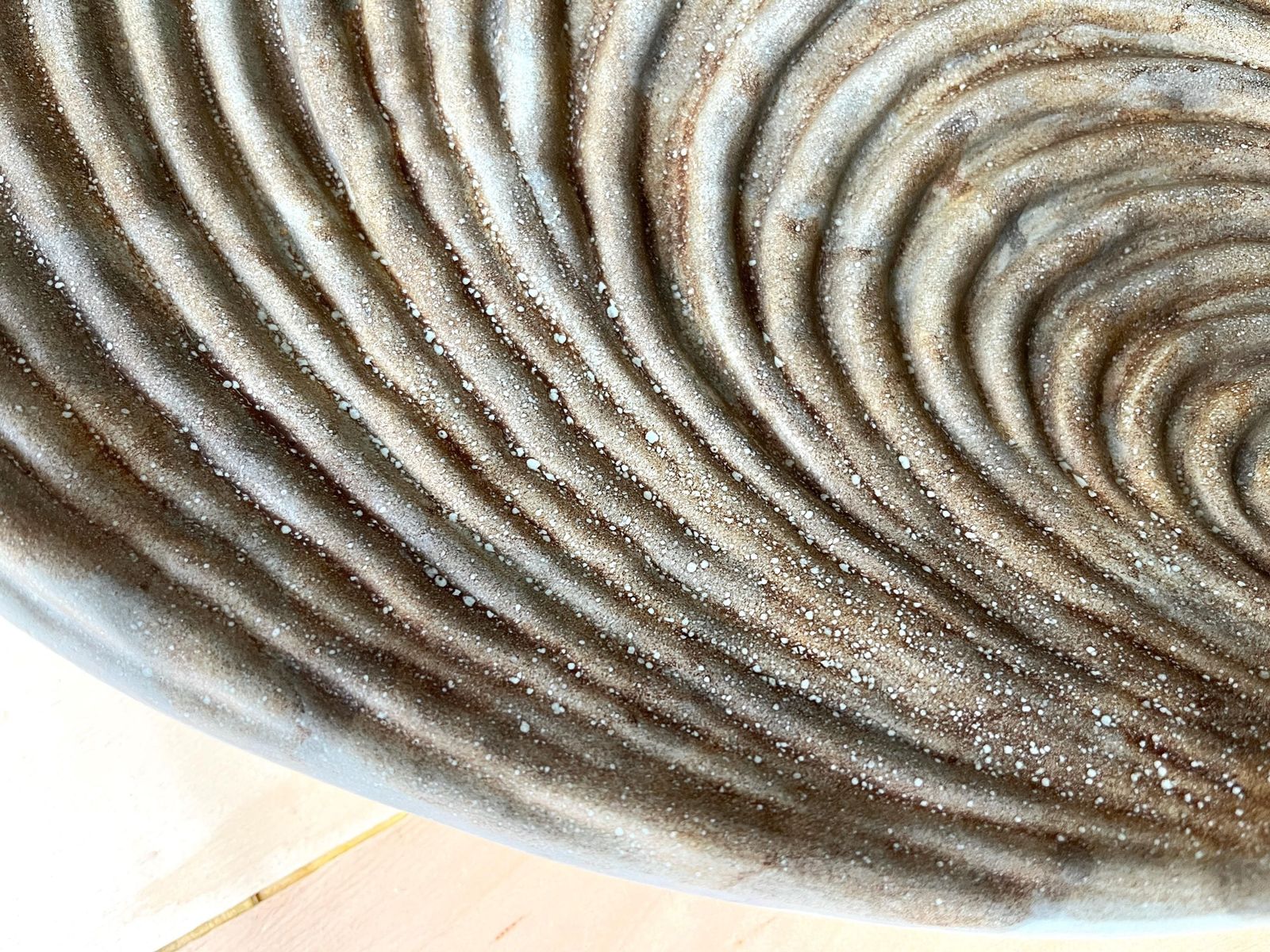 362.0 Giant Ceramic Shell Dish By Dominique Guillot For Vallauris 1960, French Xxl Oyster Seafood Plate photo