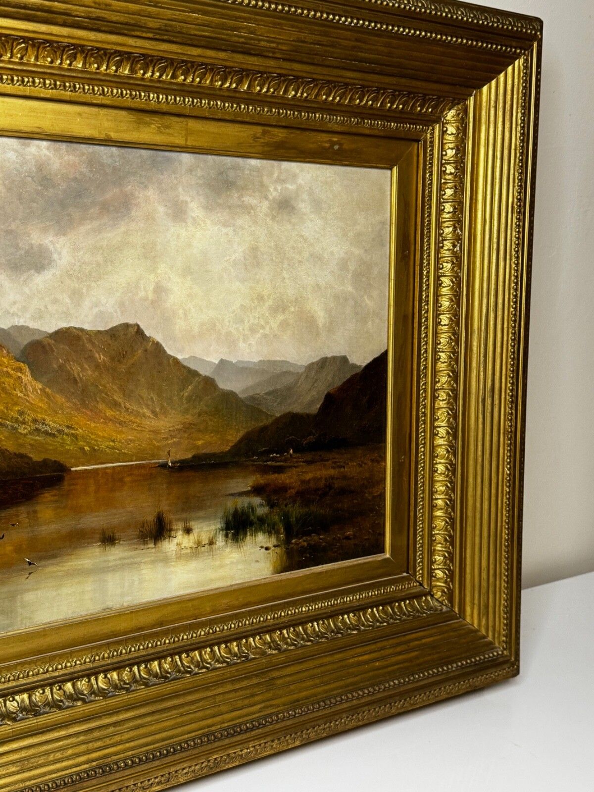 🌄 Landscape Masterpiece Painting Windermere Sunrise By Alfred De Breanski Jr photo for sale