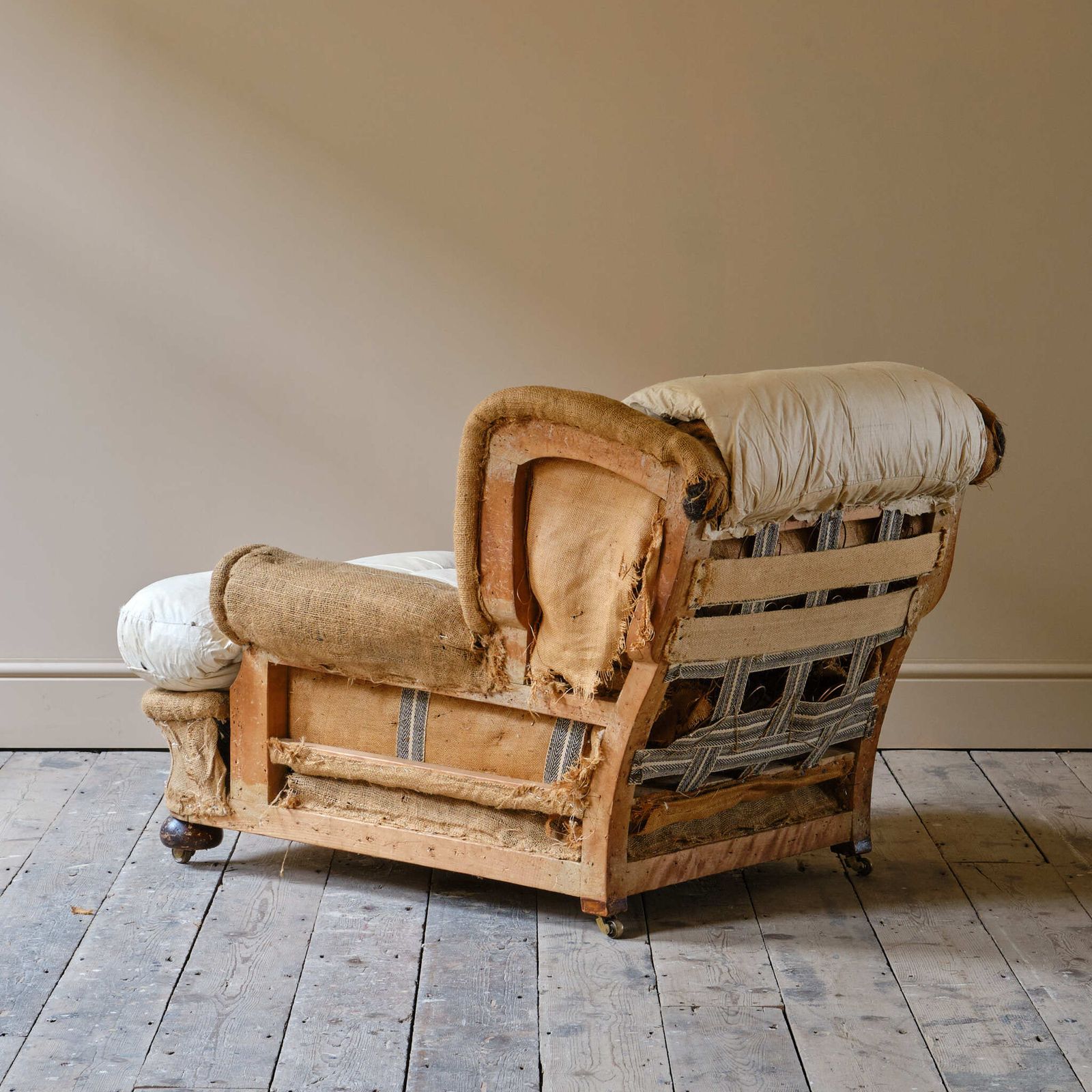 Harrods Country House Armchair And Footstool photo vintage
