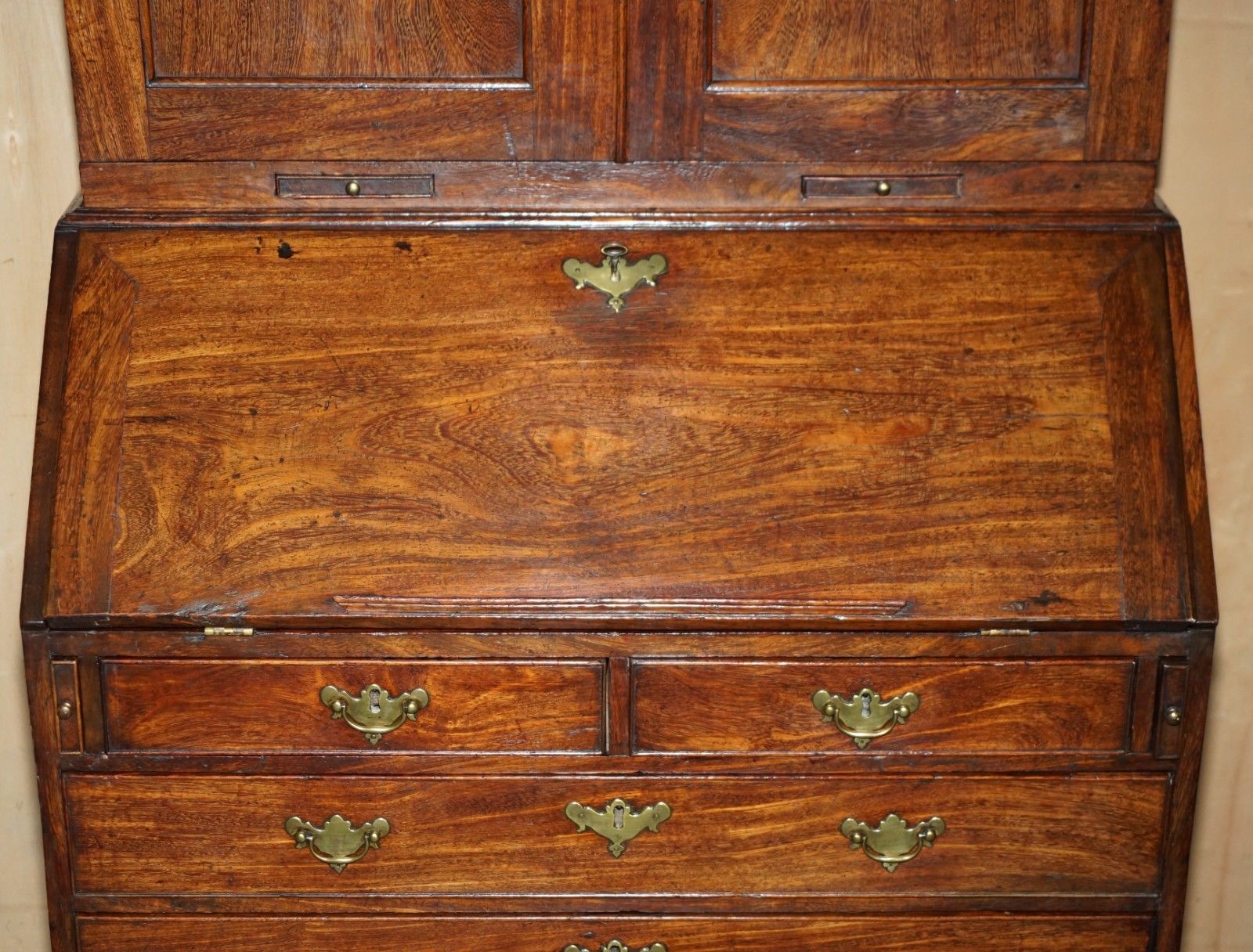 George III Circa 1760 American Colonial Camphor Wood Library Bureau Bookcase photo 9950.0