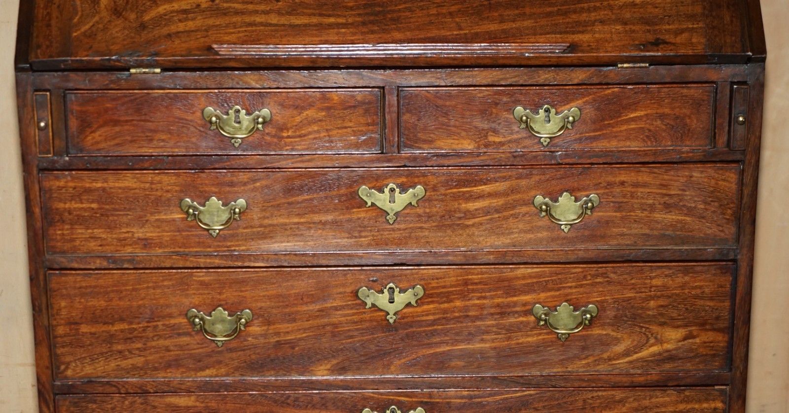 George III Circa 1760 American Colonial Camphor Wood Library Bureau Bookcase photo vinterior