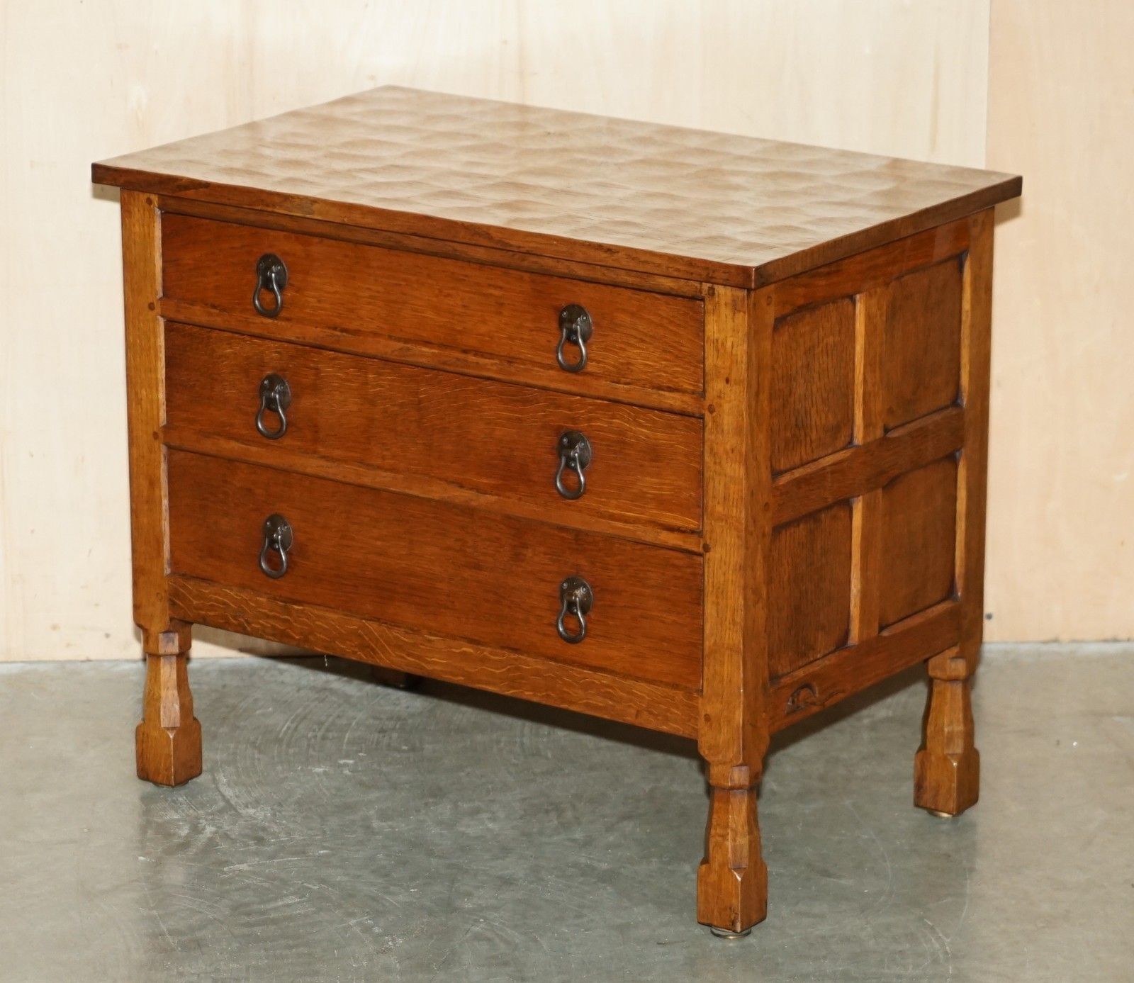 One Of A Kind 1939 Robert Mouseman Thompson Cutlery Service Chest Of Drawers photo furniture