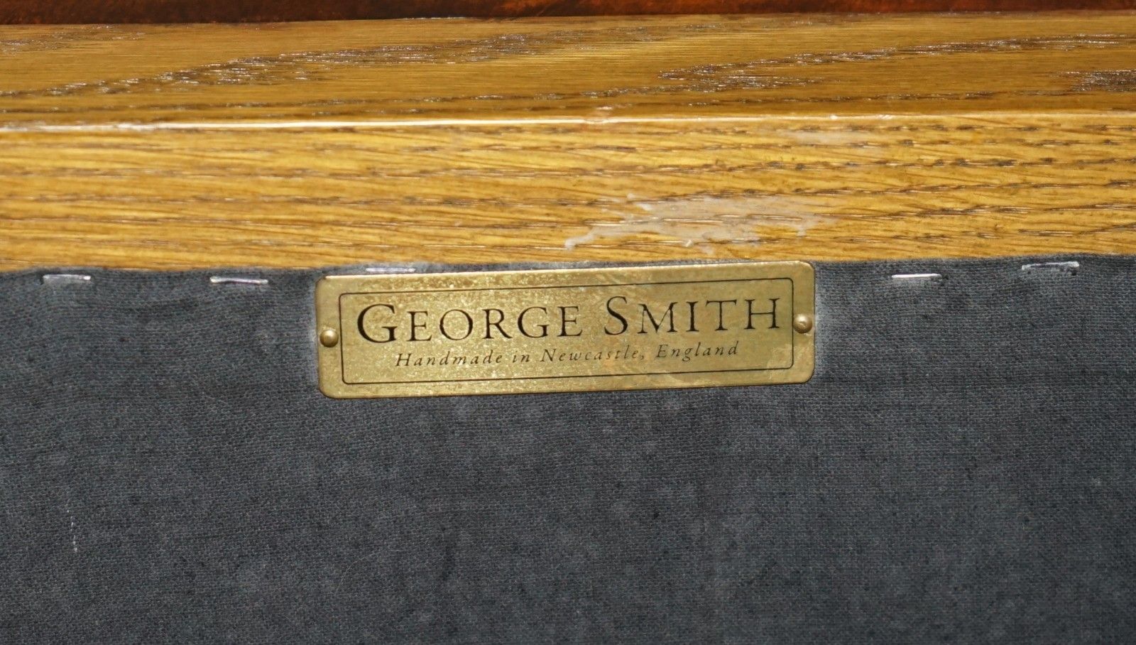 Rrp £4995 Large George Smith Chesterfield Chelsea Brown Leather Footstool photo furniture
