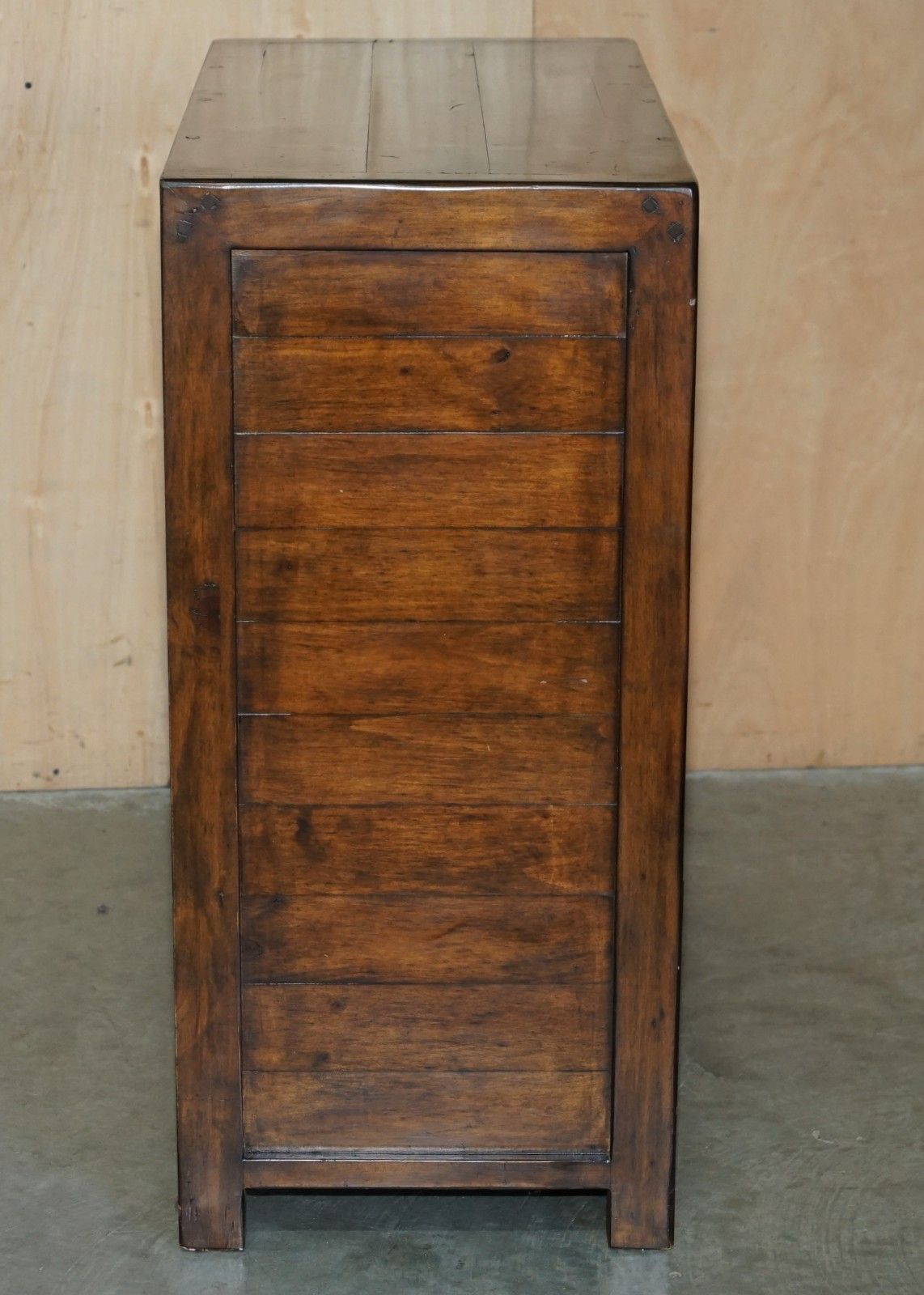 photo vinterior Lovely Large Vintage Hardwood Military Campaign Style Chest Of Drawers Part Set