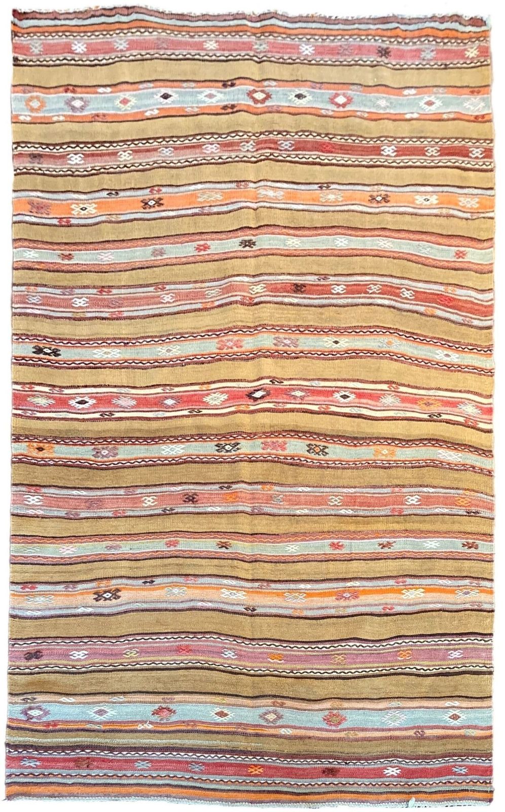 Vintage Anatolian Kilim 2.66m X 1.56m