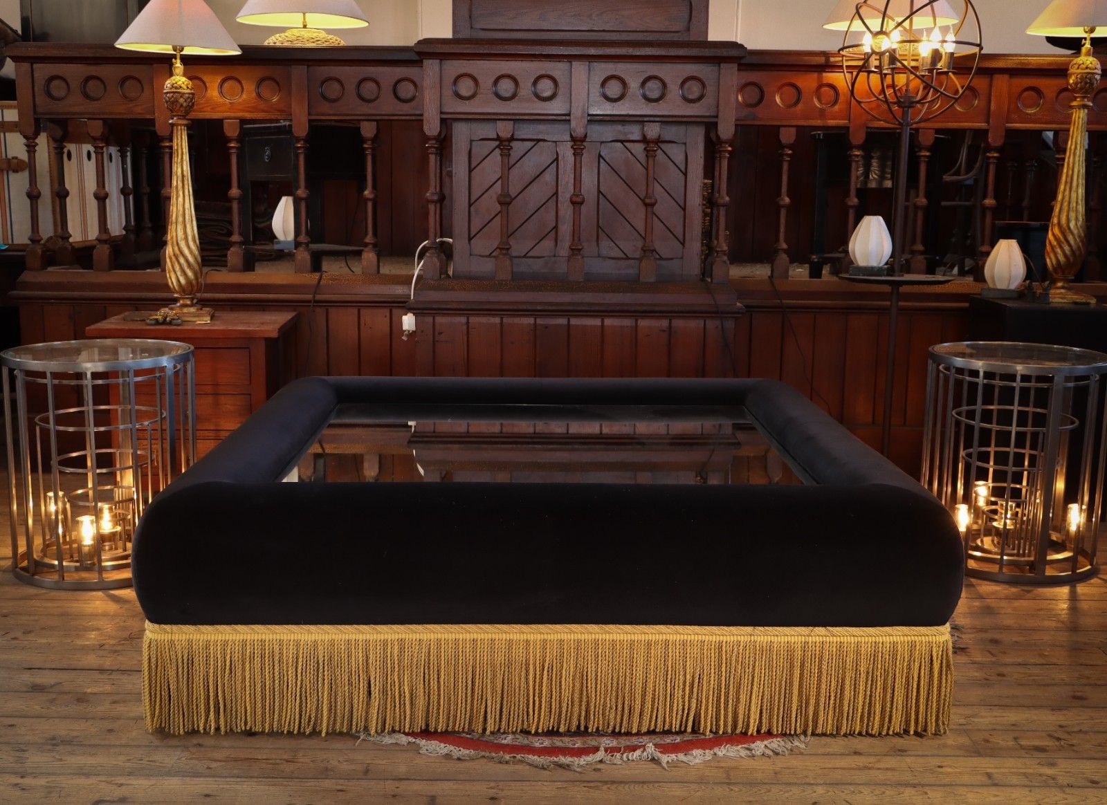 Sublime Country House Footstool Ottoman Coffee Table George Smith Howard Style🚚 photo Furniture