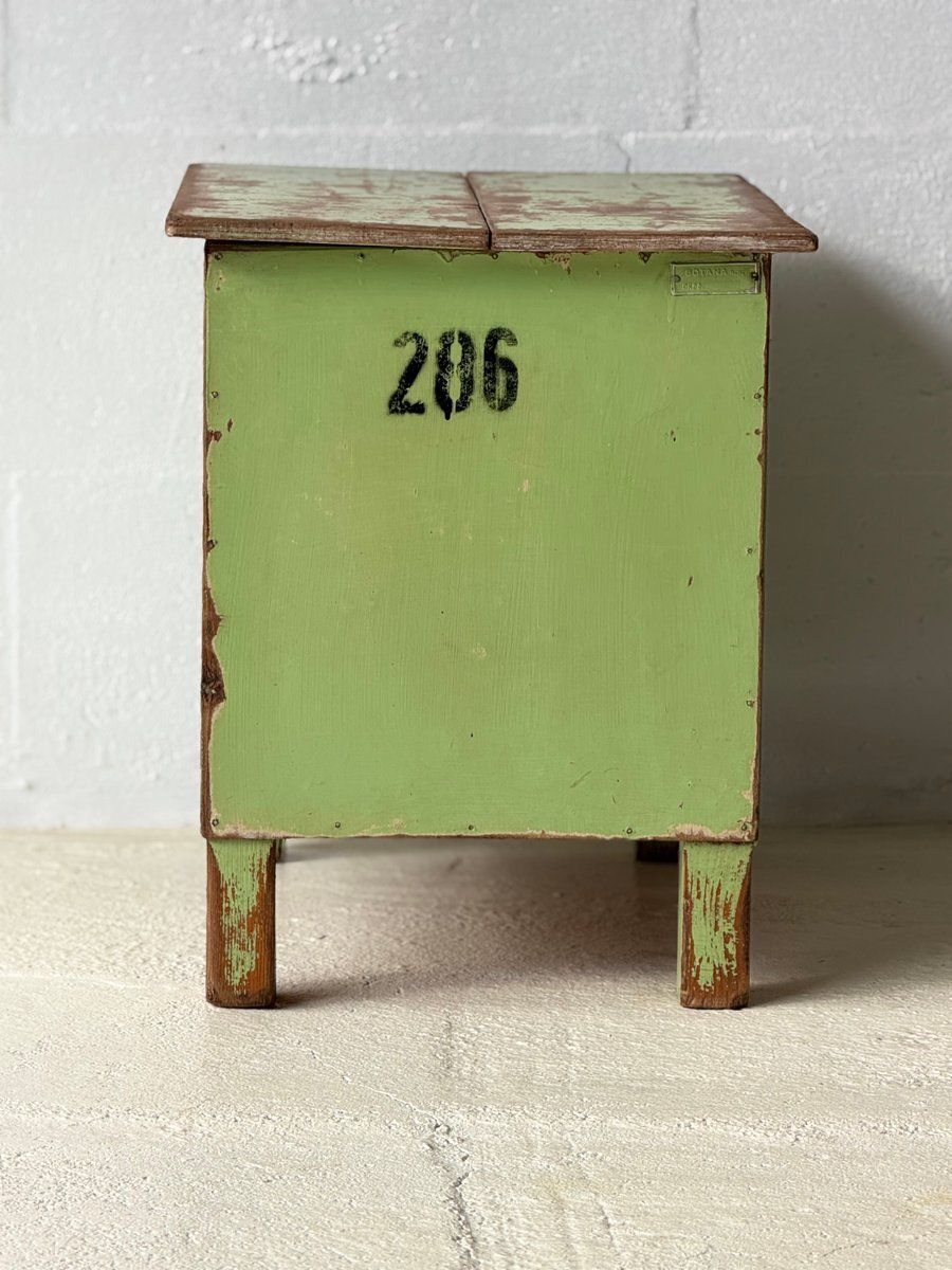 Industriële Groene Opbergtafel, 1960 photo for sale