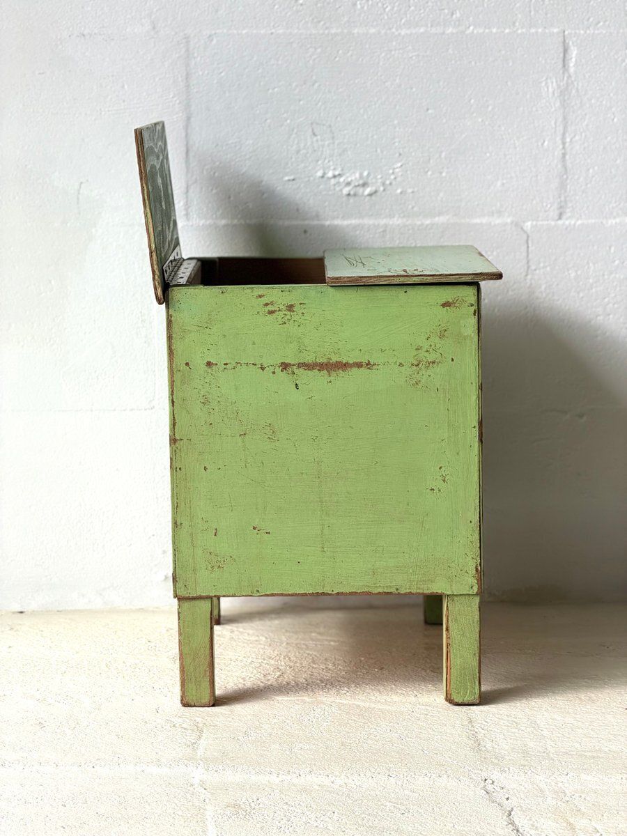 Industriële Groene Opbergtafel, Jaren 1960 photo 190.0