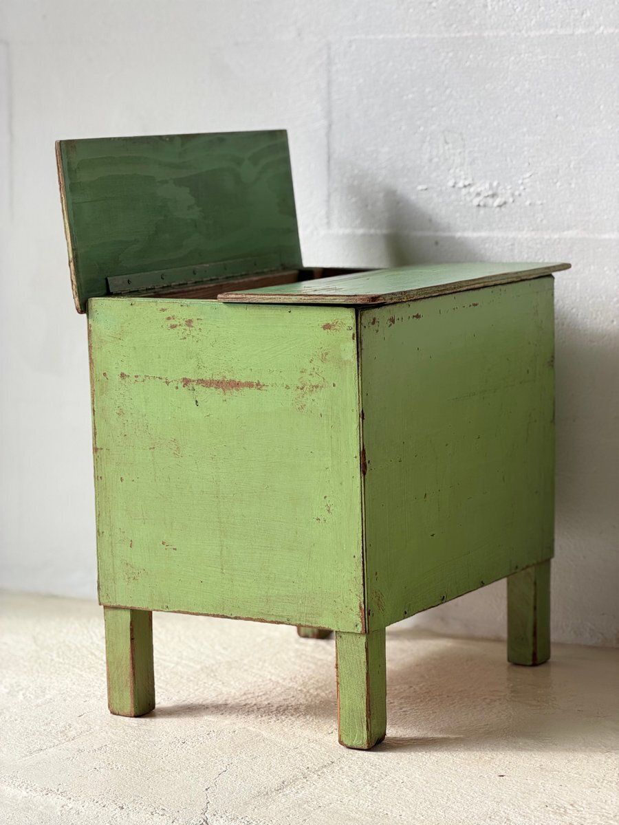 photo for sale Industriële Groene Opbergtafel, Jaren 1960