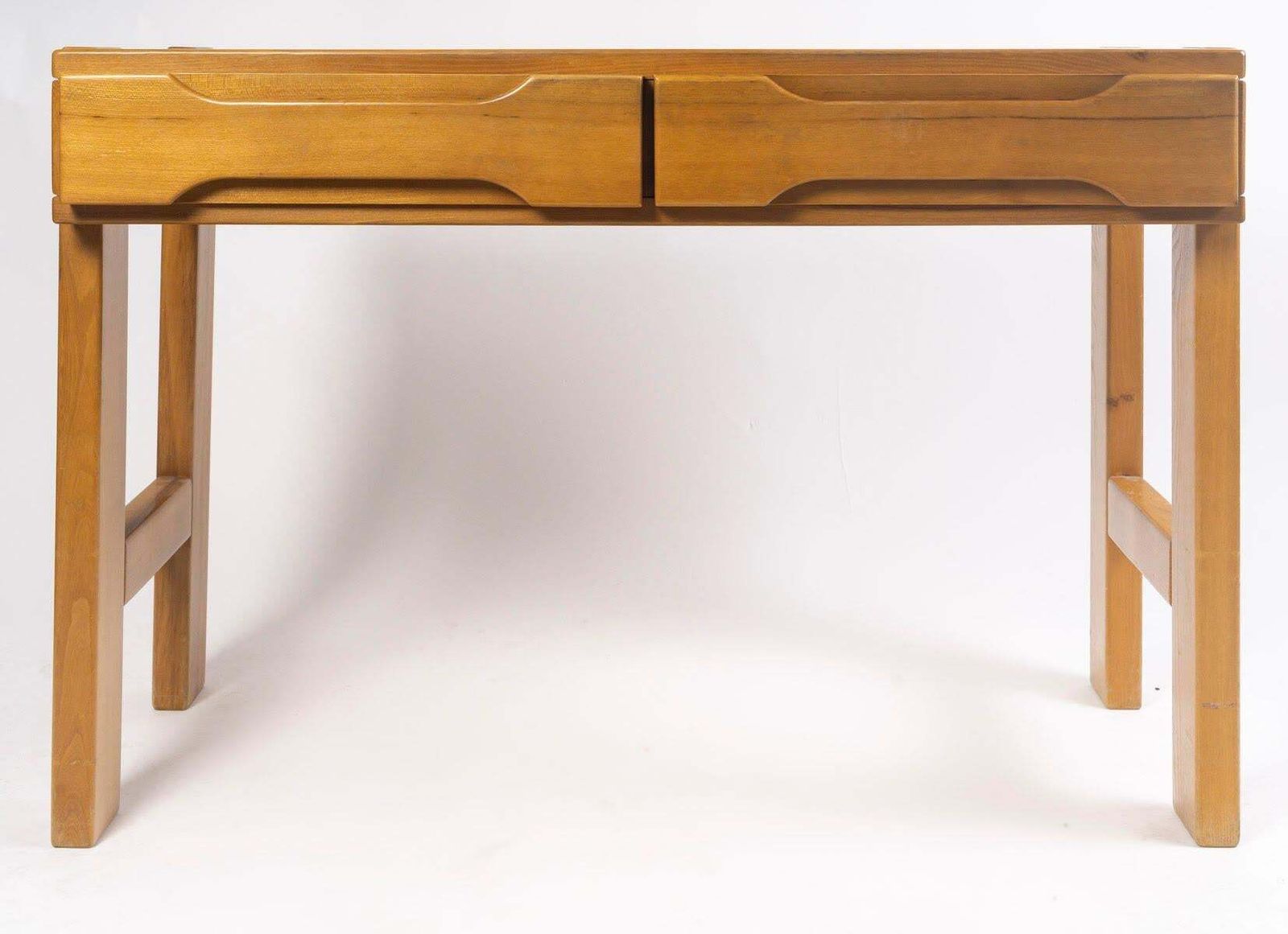 1960s Pine Desk And Chair, Sleek Design. photo buy