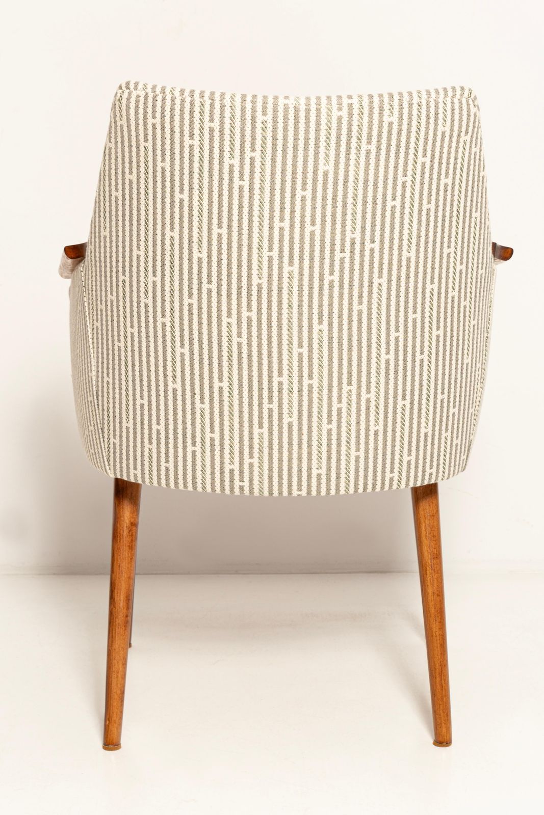 photo furniture Set Of Two Mid Century Modern White Beige And Gray Chairs, 1960s, Germany