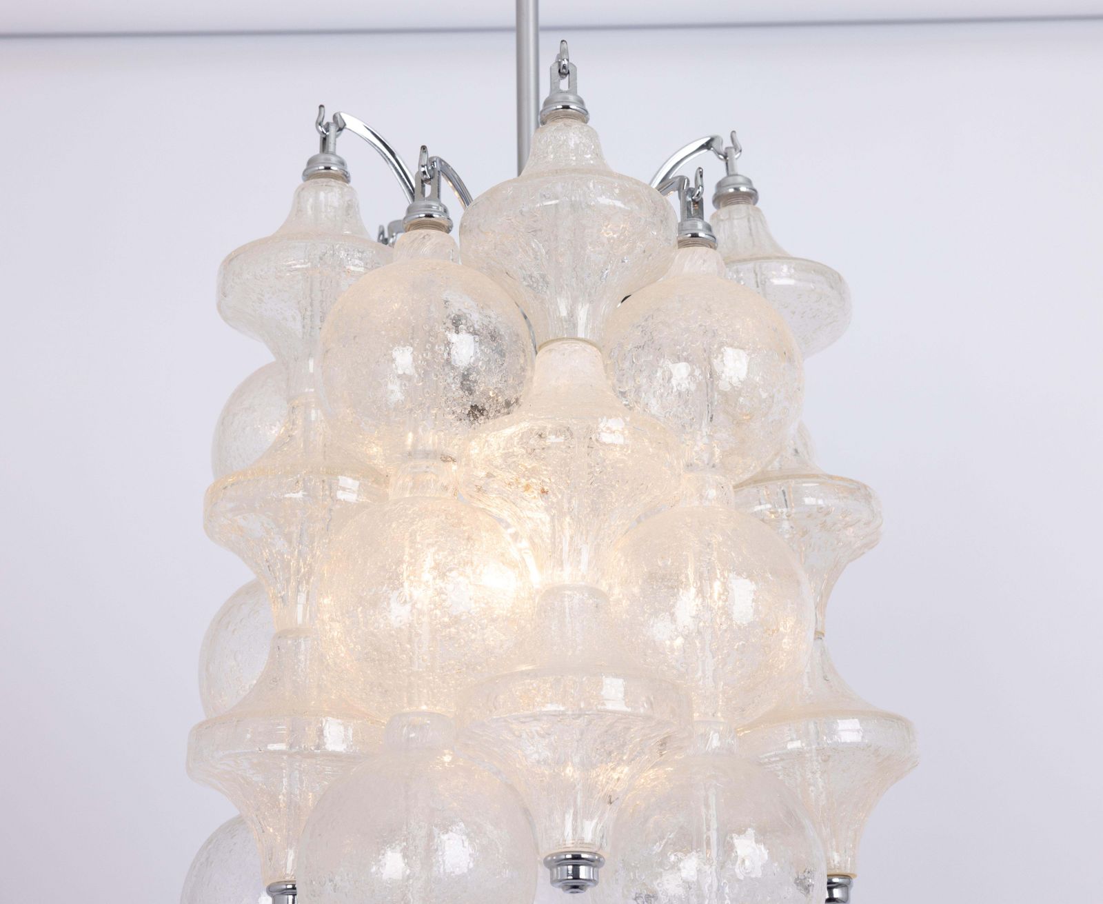 Petite Tulipan Glass Pendant Light By Seguso , Italy , 1960s photo for sale