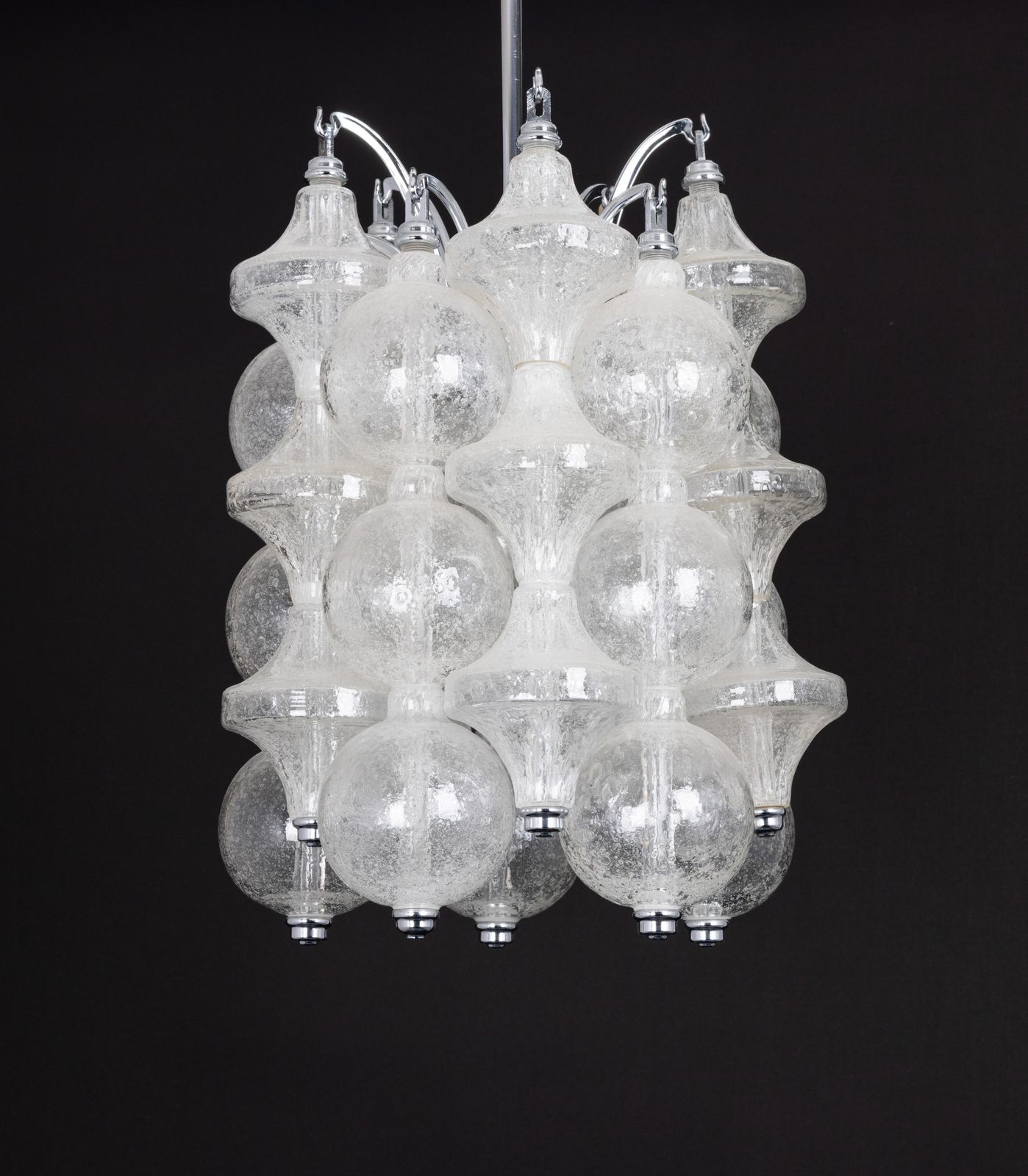696.0 Petite Tulipan Glass Pendant Light By Seguso , Italy , 1960s photo