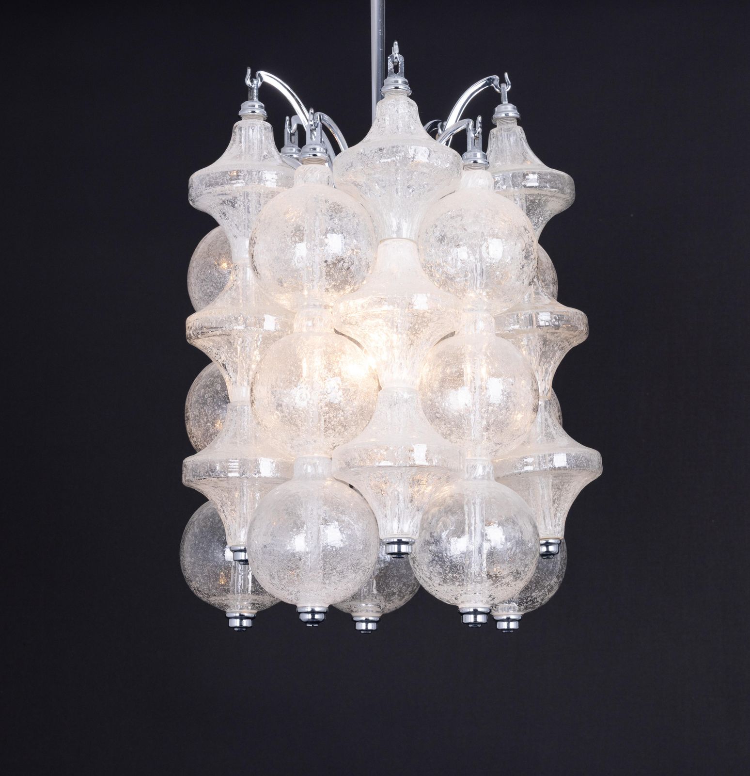 photo vinterior Petite Tulipan Glass Pendant Light By Seguso , Italy , 1960s