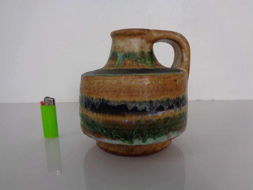 Ceramic G/135 Vase By Fridegart Glatzle For Karlsruher Majolika, Germany, 1970s photo furniture