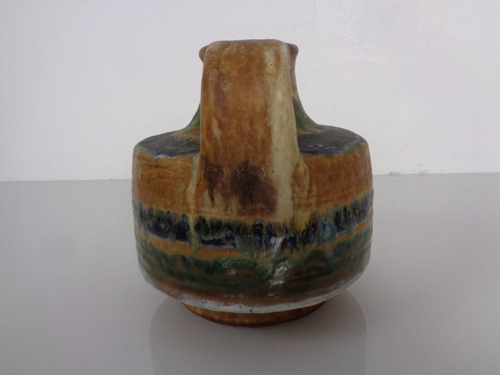 Ceramic G/135 Vase By Fridegart Glatzle For Karlsruher Majolika, Germany, 1970s photo vinterior