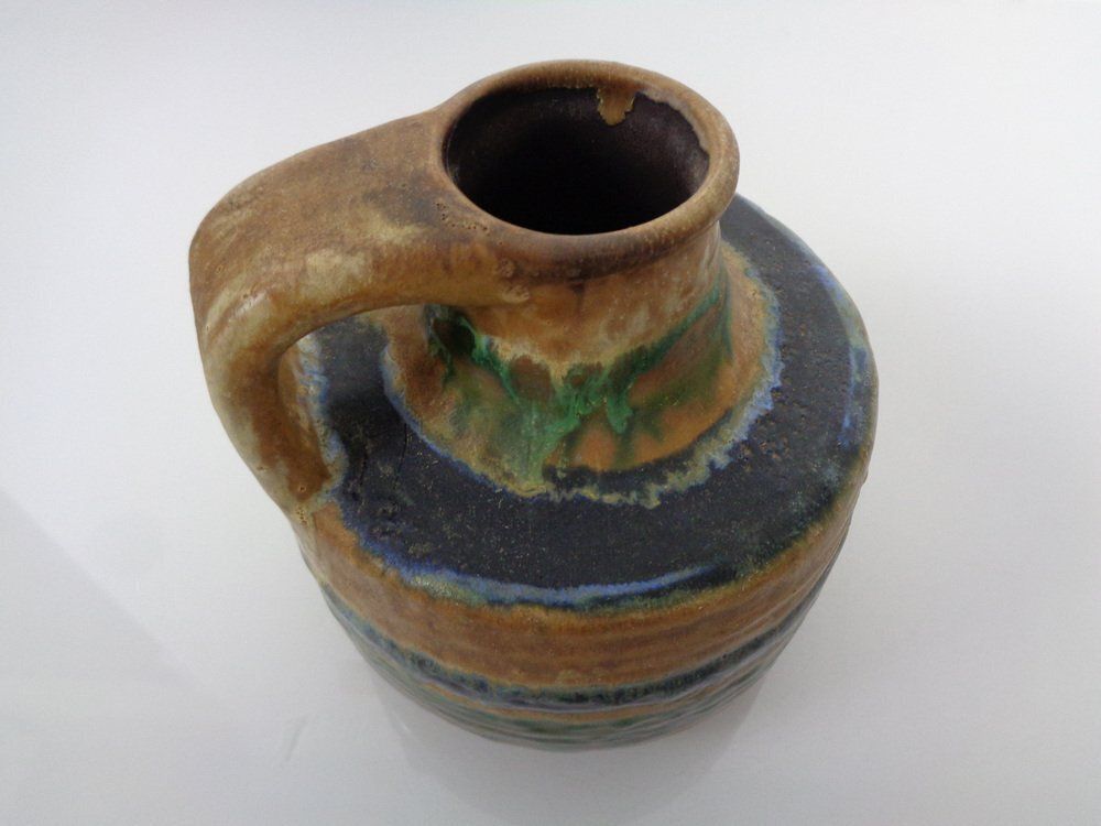 Ceramic G/135 Vase By Fridegart Glatzle For Karlsruher Majolika, Germany, 1970s photo vintage