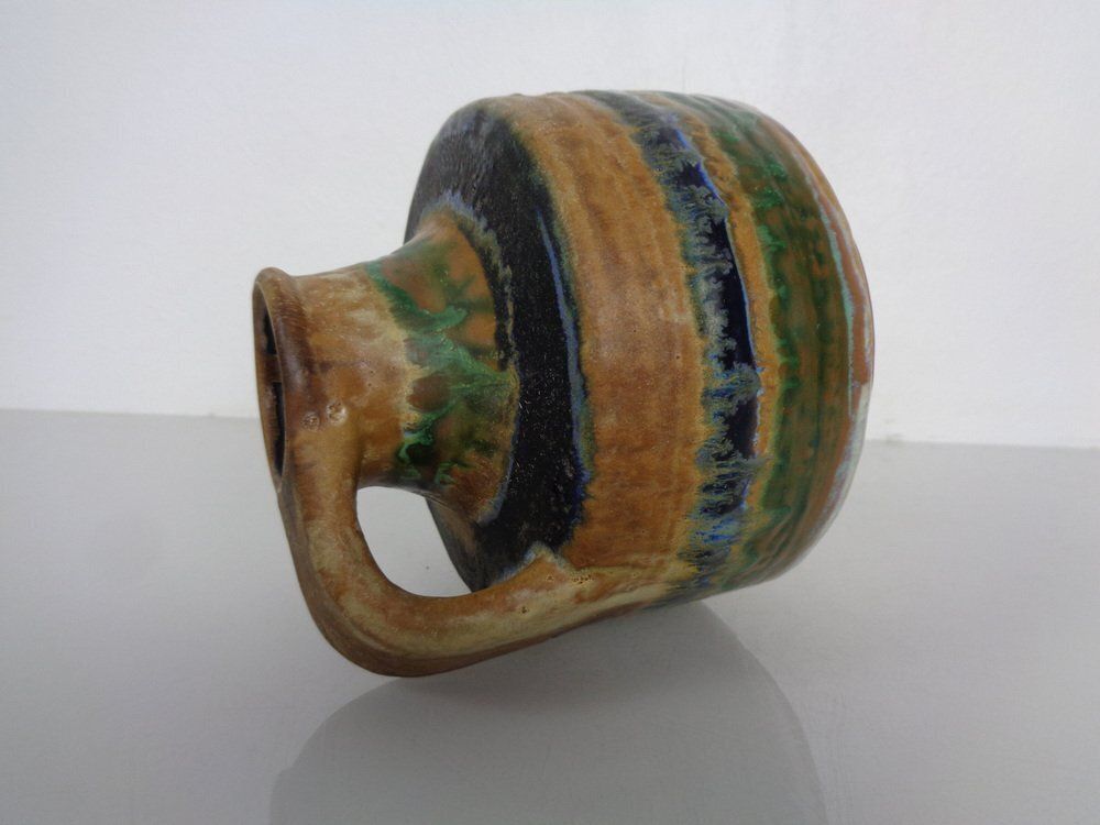 photo furniture Ceramic G/135 Vase By Fridegart Glatzle For Karlsruher Majolika, Germany, 1970s