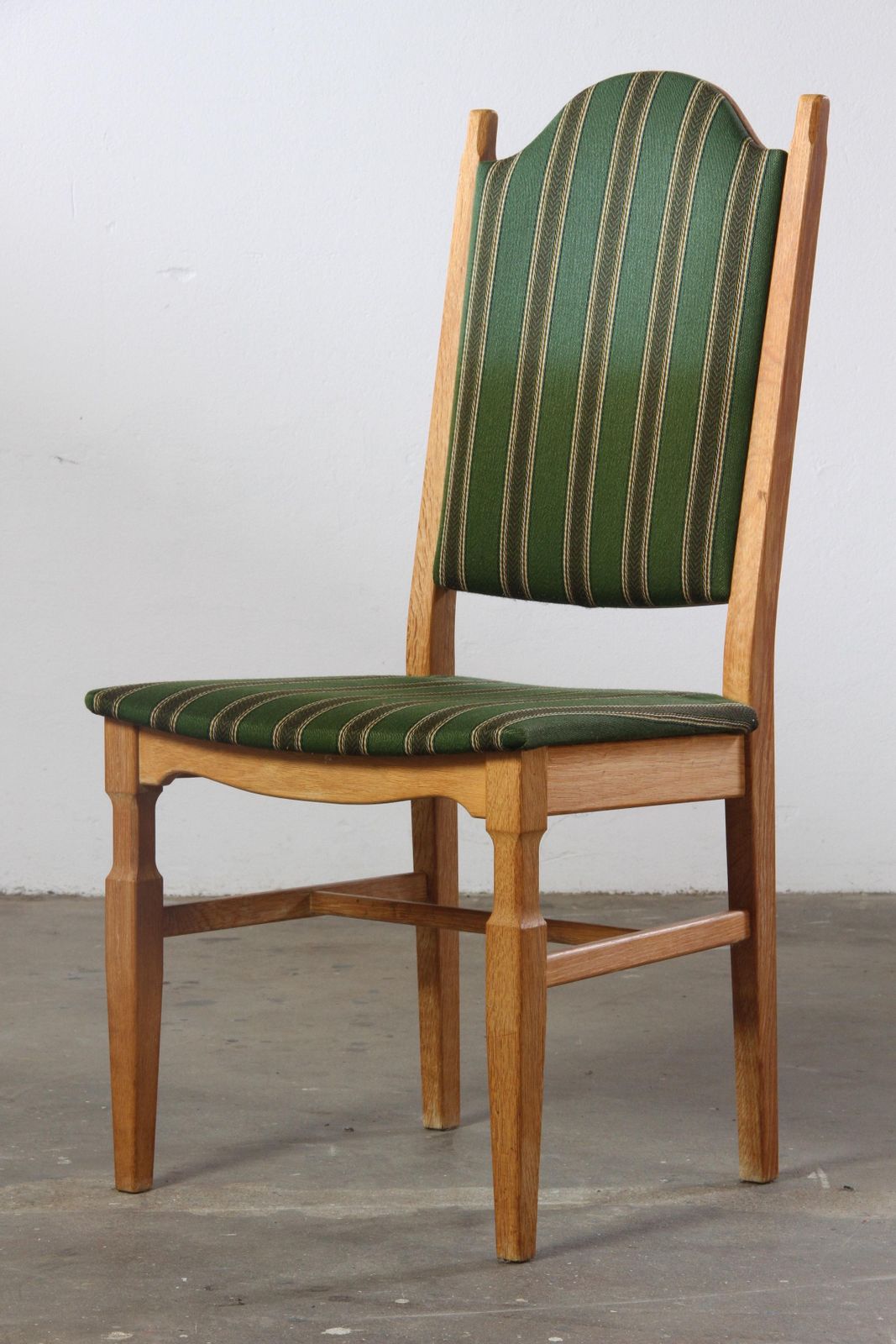 Vintage Danish Oak Dining Chairs, Style Of Henning Kjærnulf, 1960s, Set Of 6 photo furniture