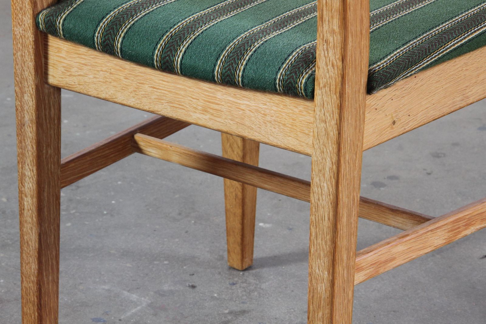 photo for sale Vintage Danish Oak Dining Chairs, Style Of Henning Kjærnulf, 1960s, Set Of 6