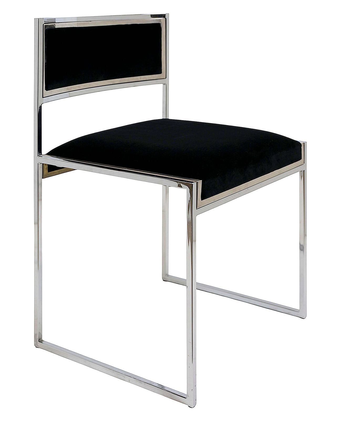 Set Of 6 Pcs. Mid Century Italian Chrome Chairs By Willy Rizzo photo vintage