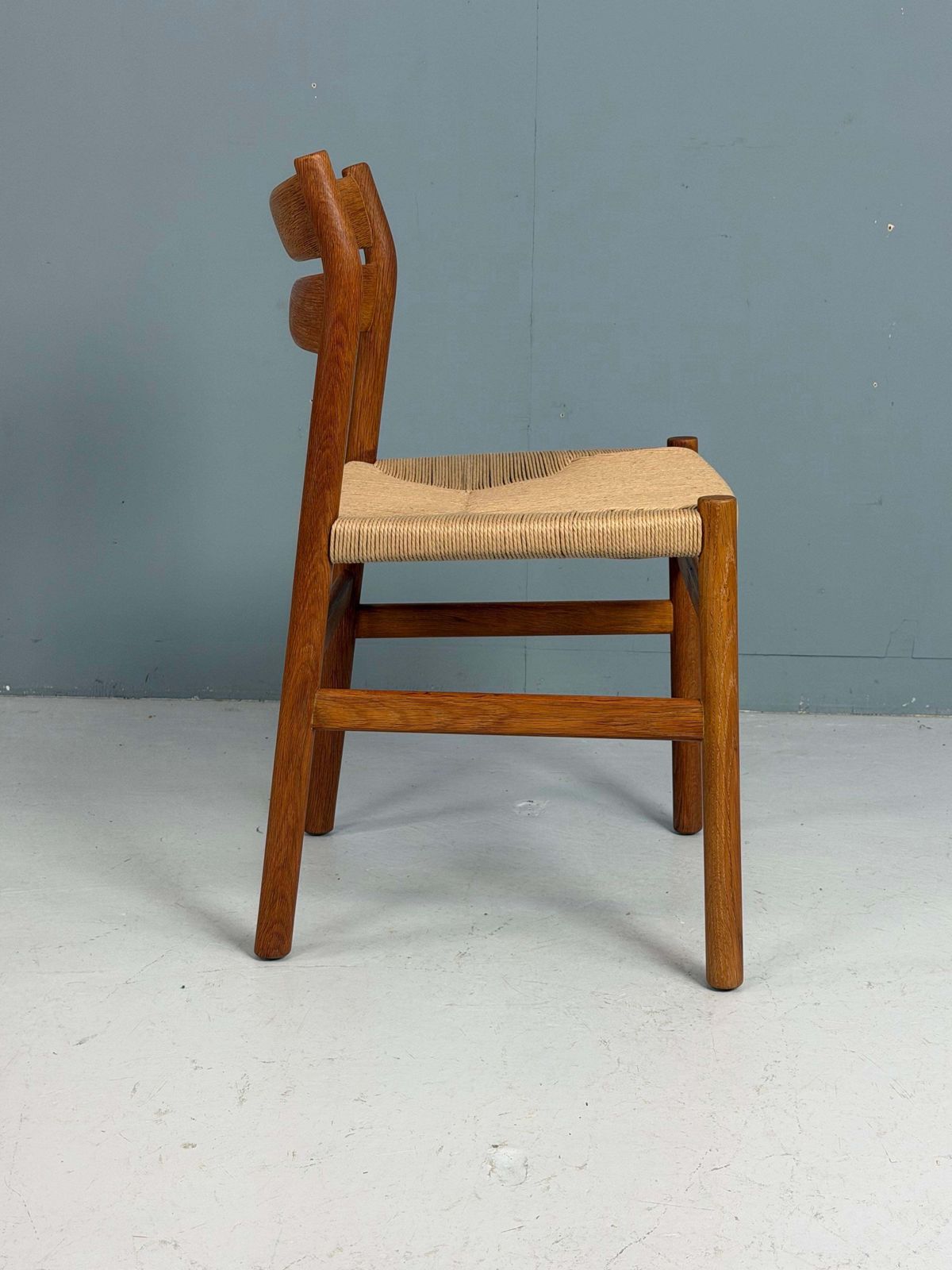 Børge Mogensen Set Of 8 "Bm 1" Dinning Oak Chairs For C.M Møbler, 1947, Denmark photo Furniture
