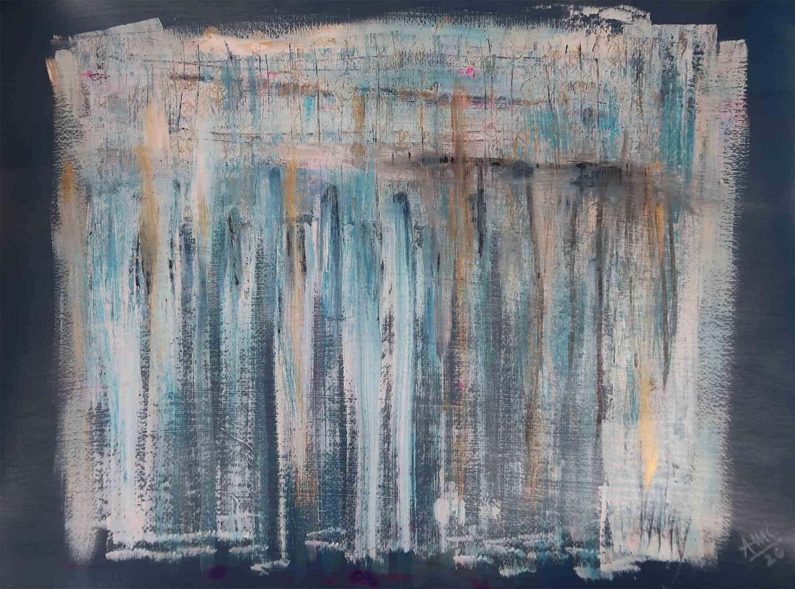 Anna Maria Caboniabstraction In Blue   Acrylic By Anna Maria Caboni   20262026