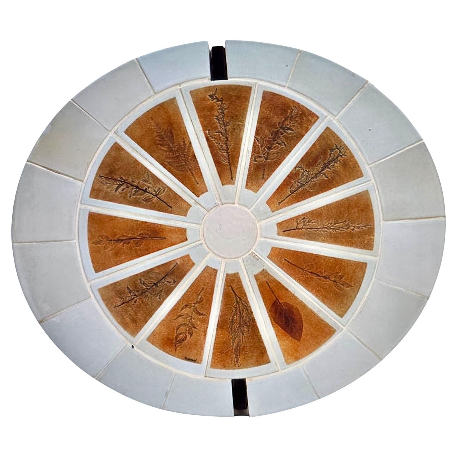 Roger Capron Garrigue Ceramic Tile Coffee Table, Vallauris France, 1970s photo furniture