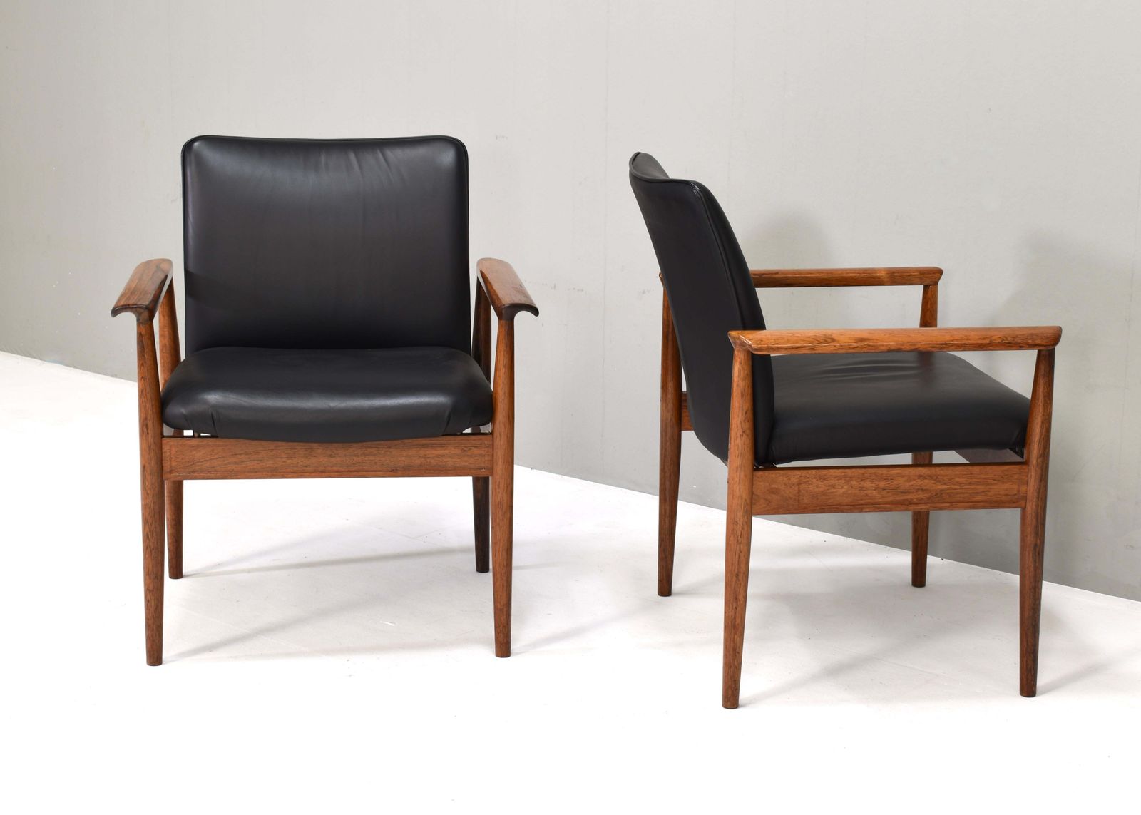 Early Finn Juhl ‘Diplomat’ Chairs Model 209 By France & Son – Denmark, 1955 65 photo furniture
