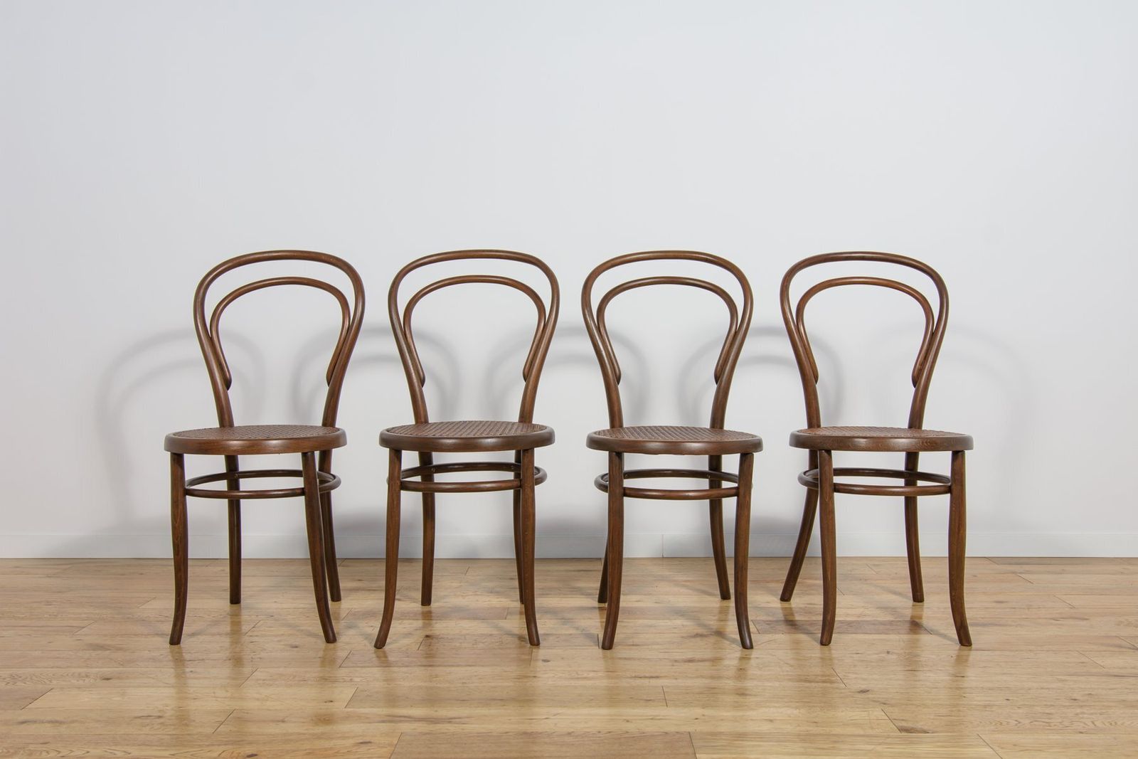No. 14 Chairs By Michael Thonet For Josef Hoffmann, 1900s, Set Of 4 photo for sale