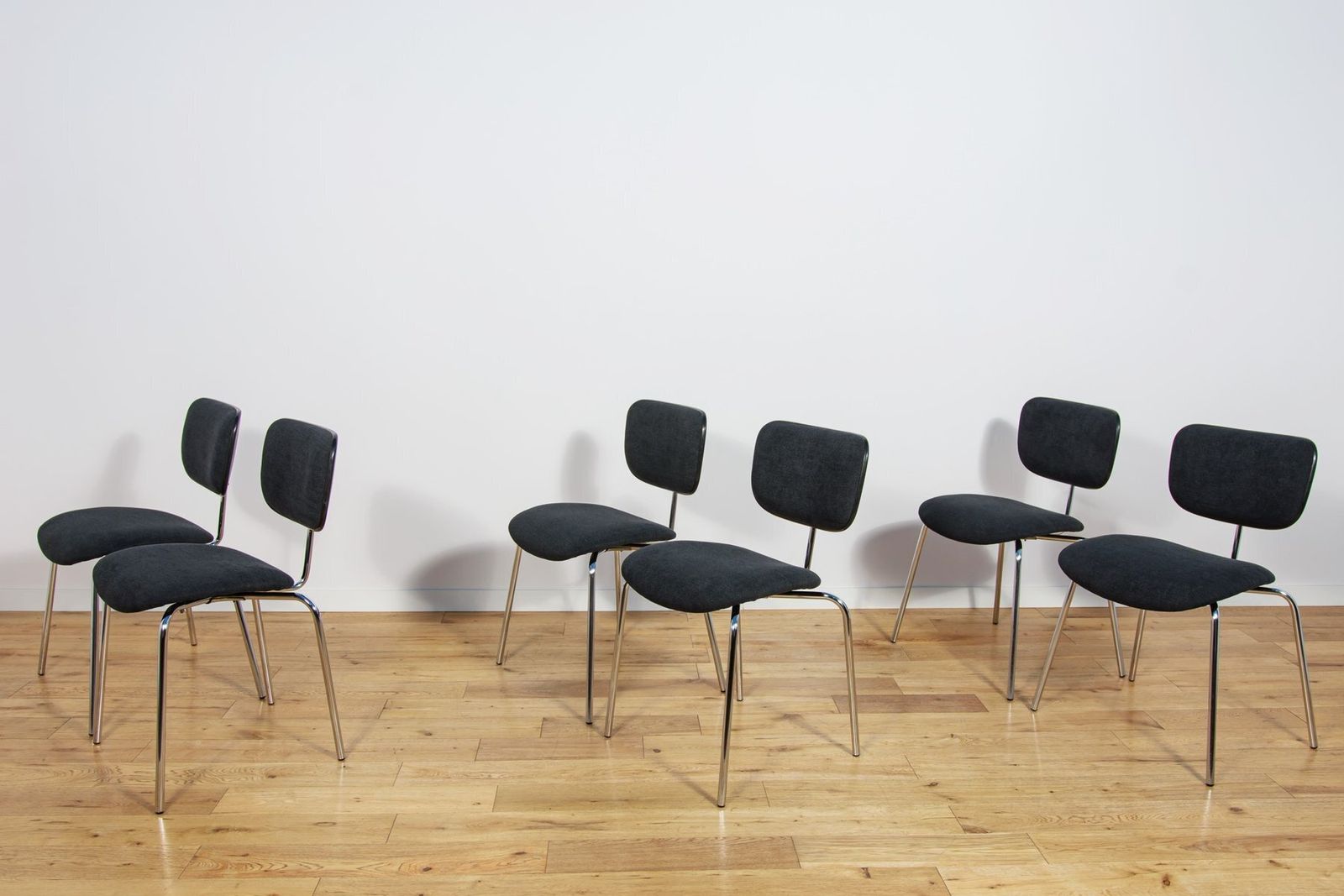 Mid Century Se68 Side Chairs By Egon Eiermann For Wilde & Spieth, Germany, 1960s, Set Of 6 photo 2577.0