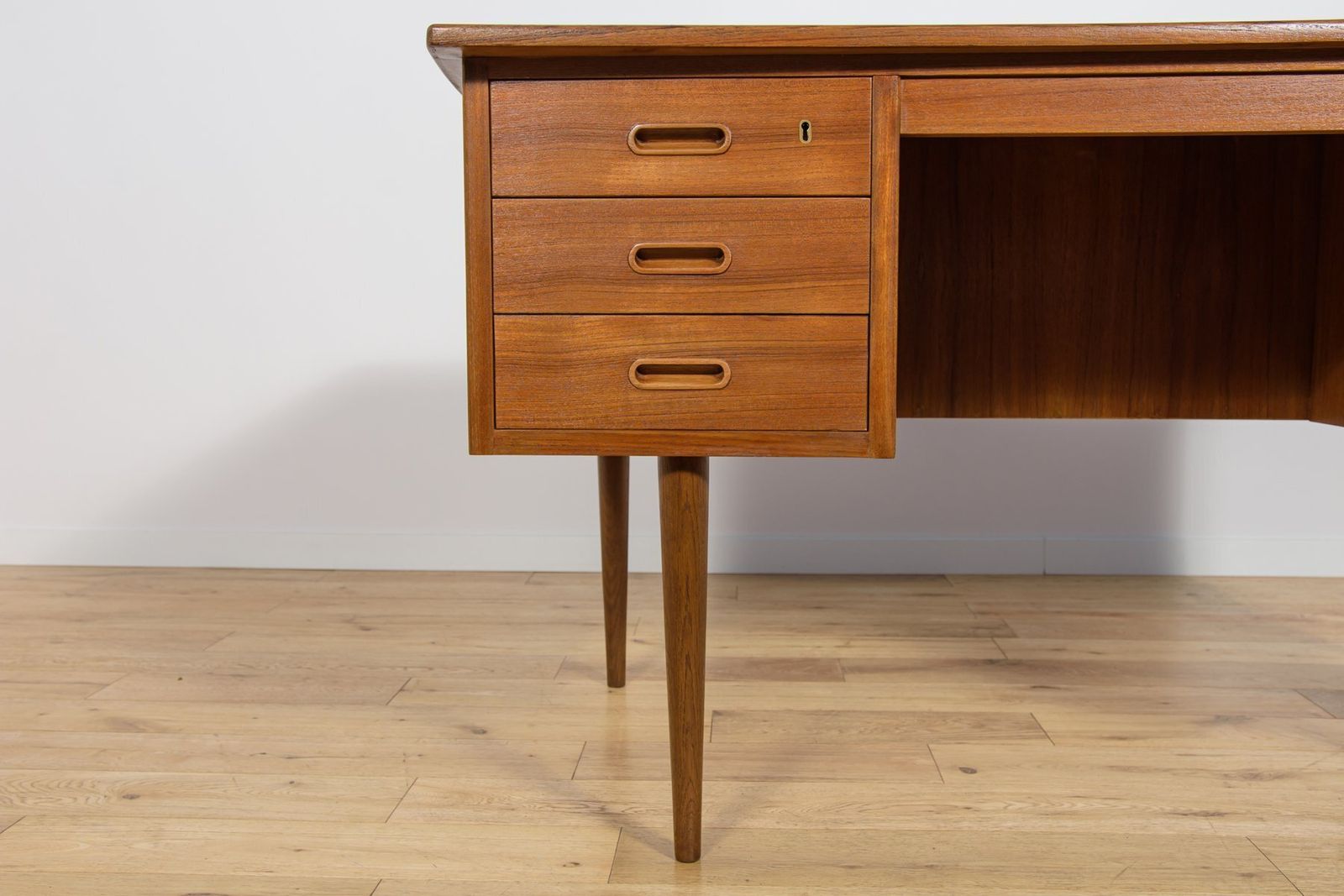 1880.0 Mid Century Modern Teak Desk From Edmund Jorgensen, Denmark, 1960s photo