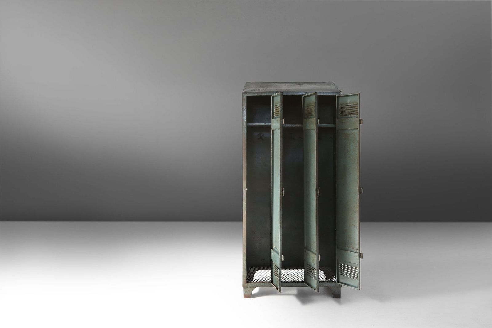 Antique Industrial Storage Locker, France, 1910s photo for sale