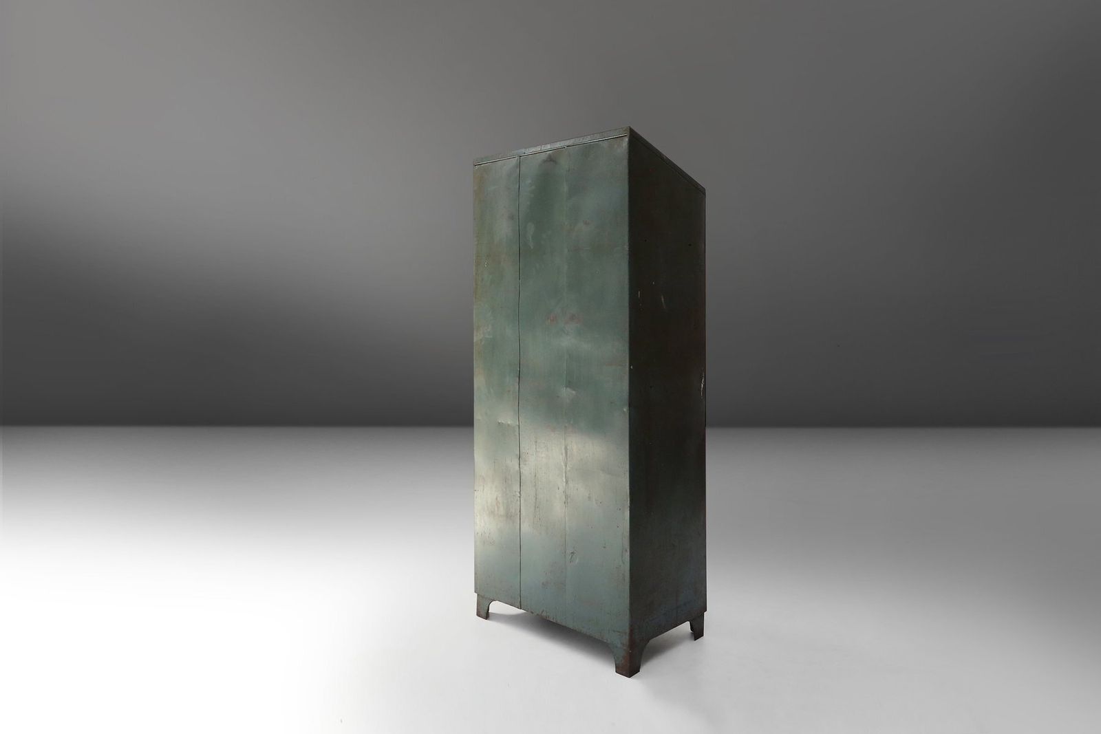 Antique Industrial Storage Locker, France, 1910s photo Furniture