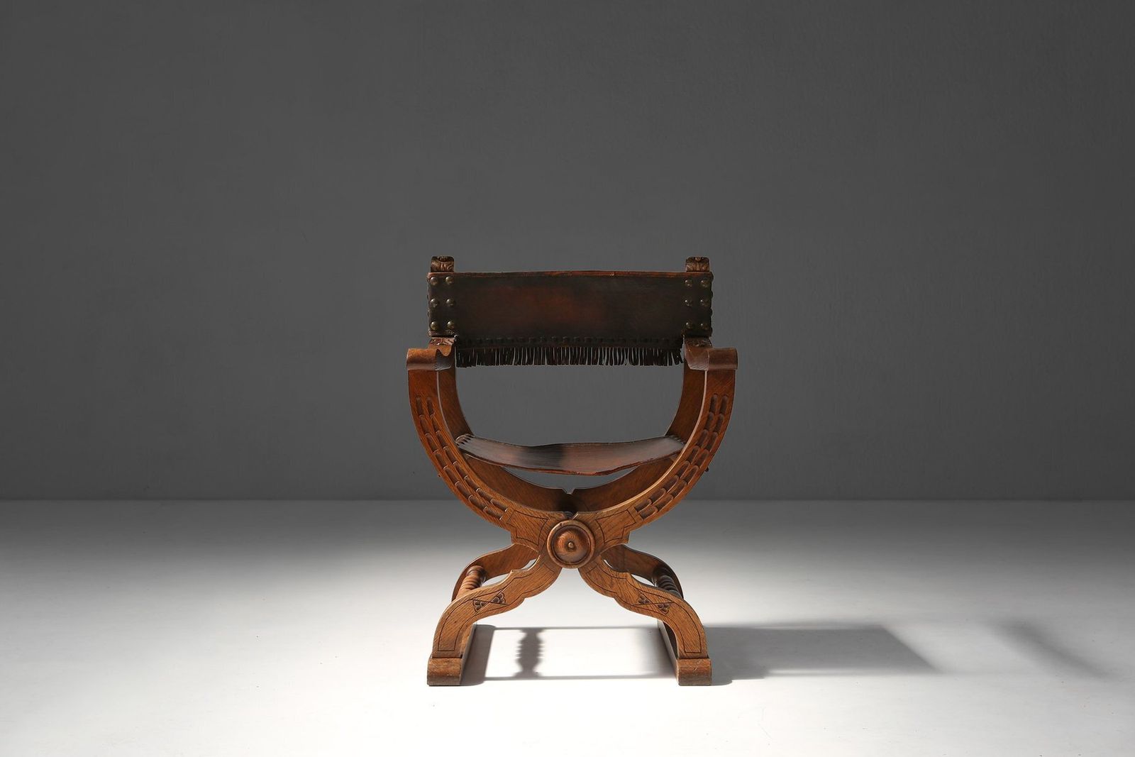 photo for sale Antique Neo Renaissance Throne Chair, France, 1890s