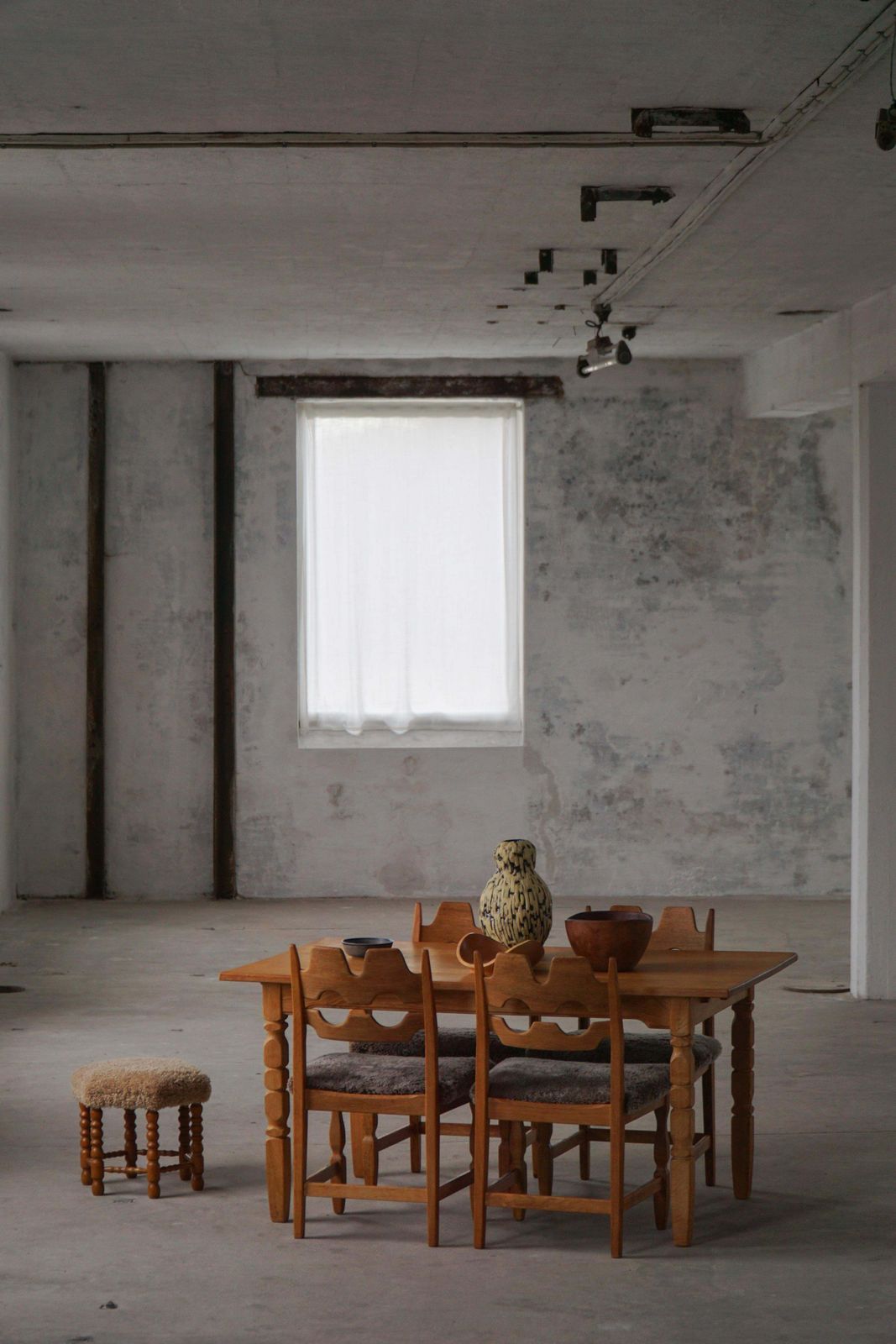 Henning Kjærnulf, Danish Mid Century Modern, Rectangular Oak Dining Table, 1960s photo Furniture
