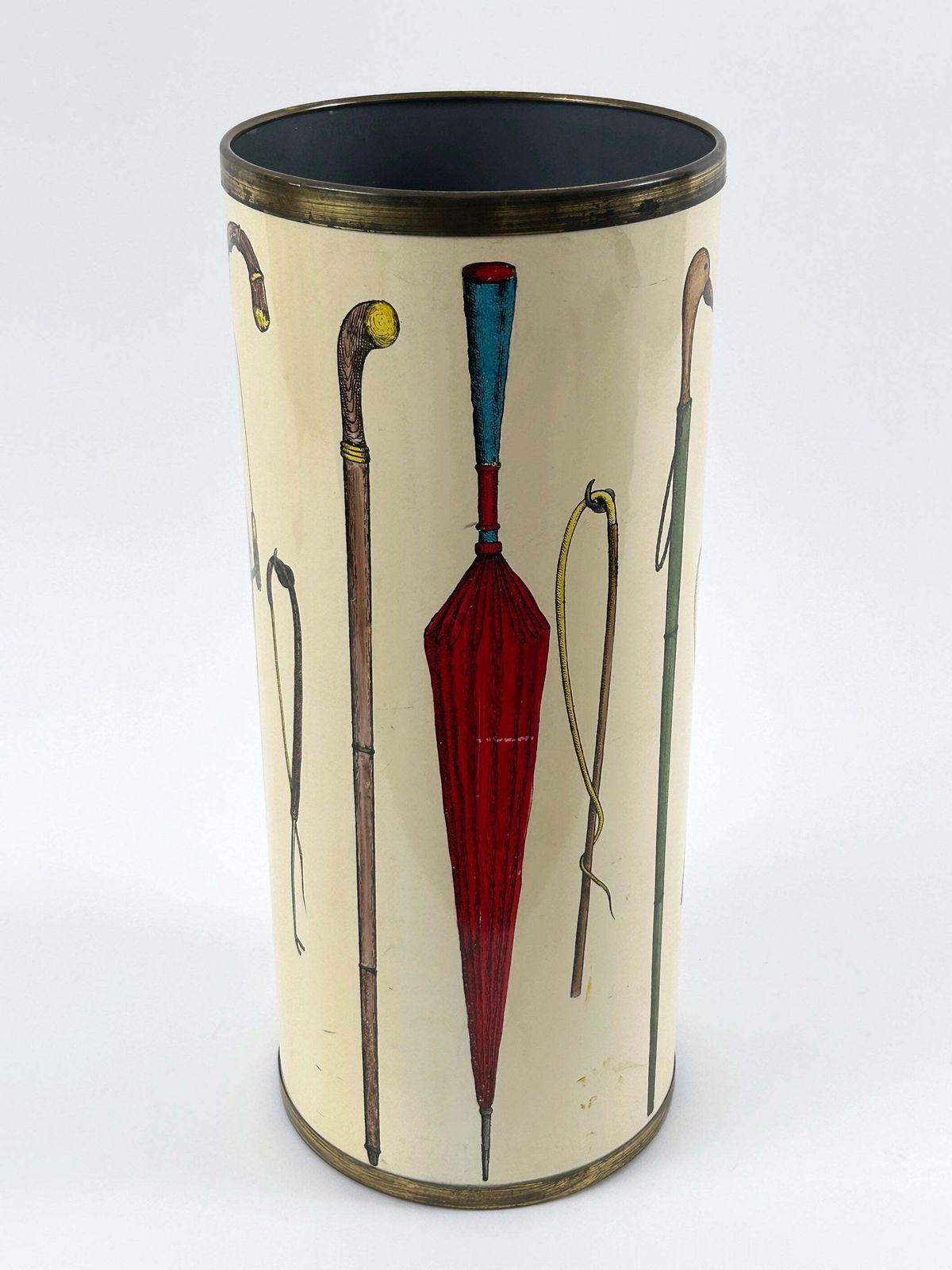 Early Mid Century Modern Bastoni Umbrella Stand By Bucciarelli Milano 1950s