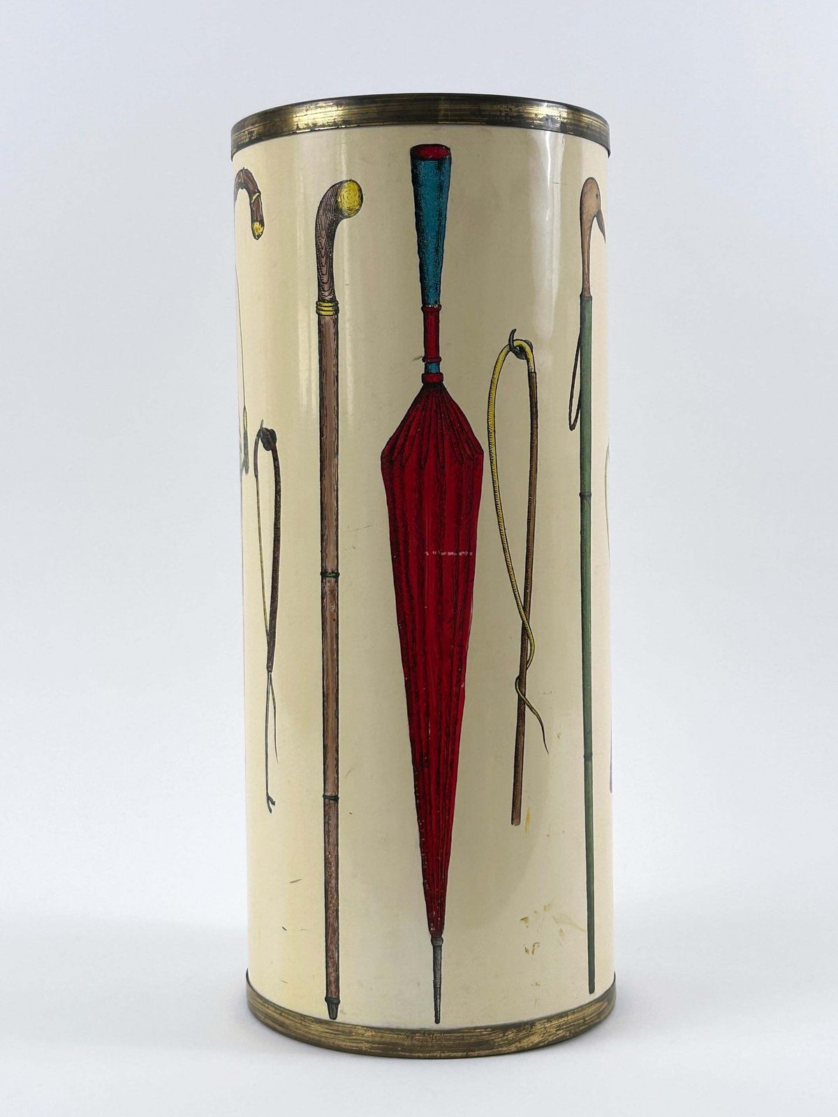 Early Mid Century Modern Bastoni Umbrella Stand By Bucciarelli Milano 1950s photo furniture
