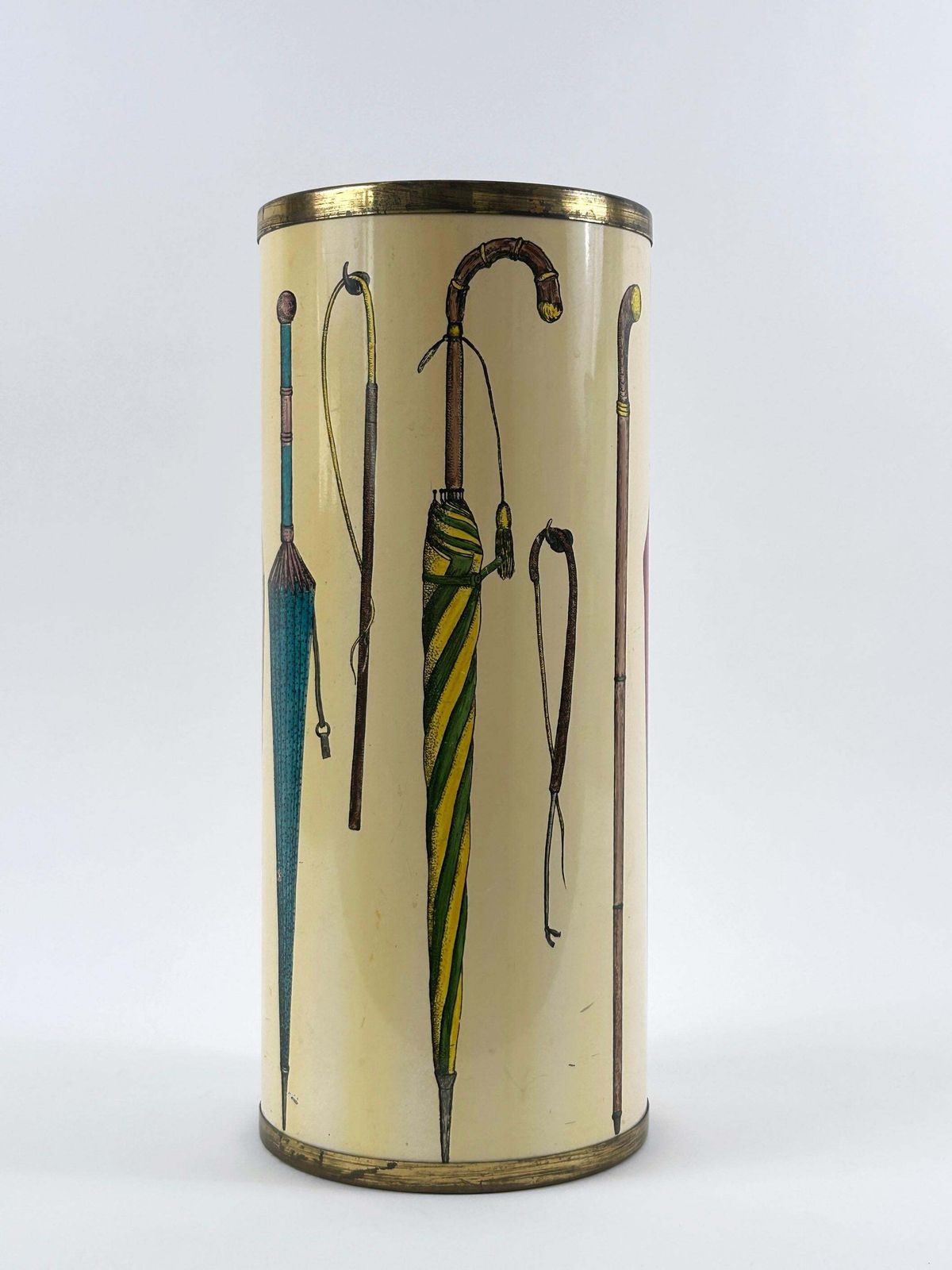 Early Mid Century Modern Bastoni Umbrella Stand By Bucciarelli Milano 1950s photo vinterior
