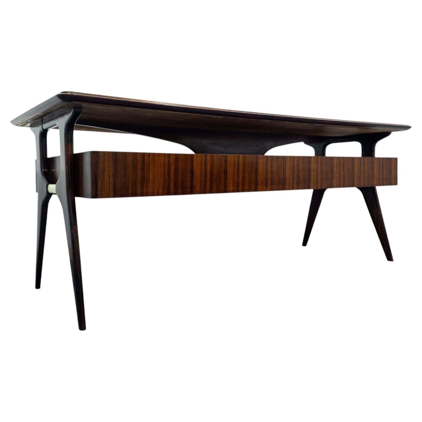Italian Mid Century Executive Desk Designed By Vittorio Dassi In 1950s photo furniture