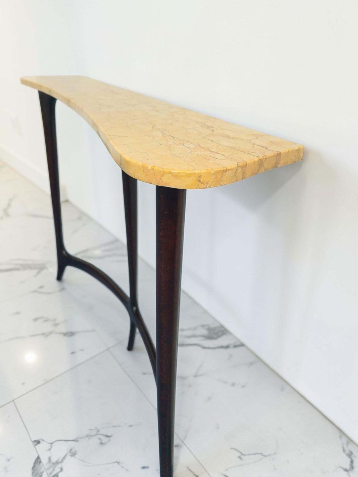photo furniture Italian Mid Century Console Table Designed By Ezio Minotti In 1950s.