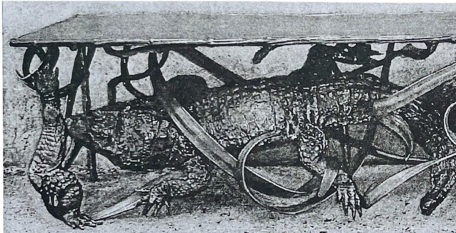 Claude Lalanneclaude Lalanne (1925 2019), La Société Des Crocodiles/The Society Of Crocodiles2004 photo furniture