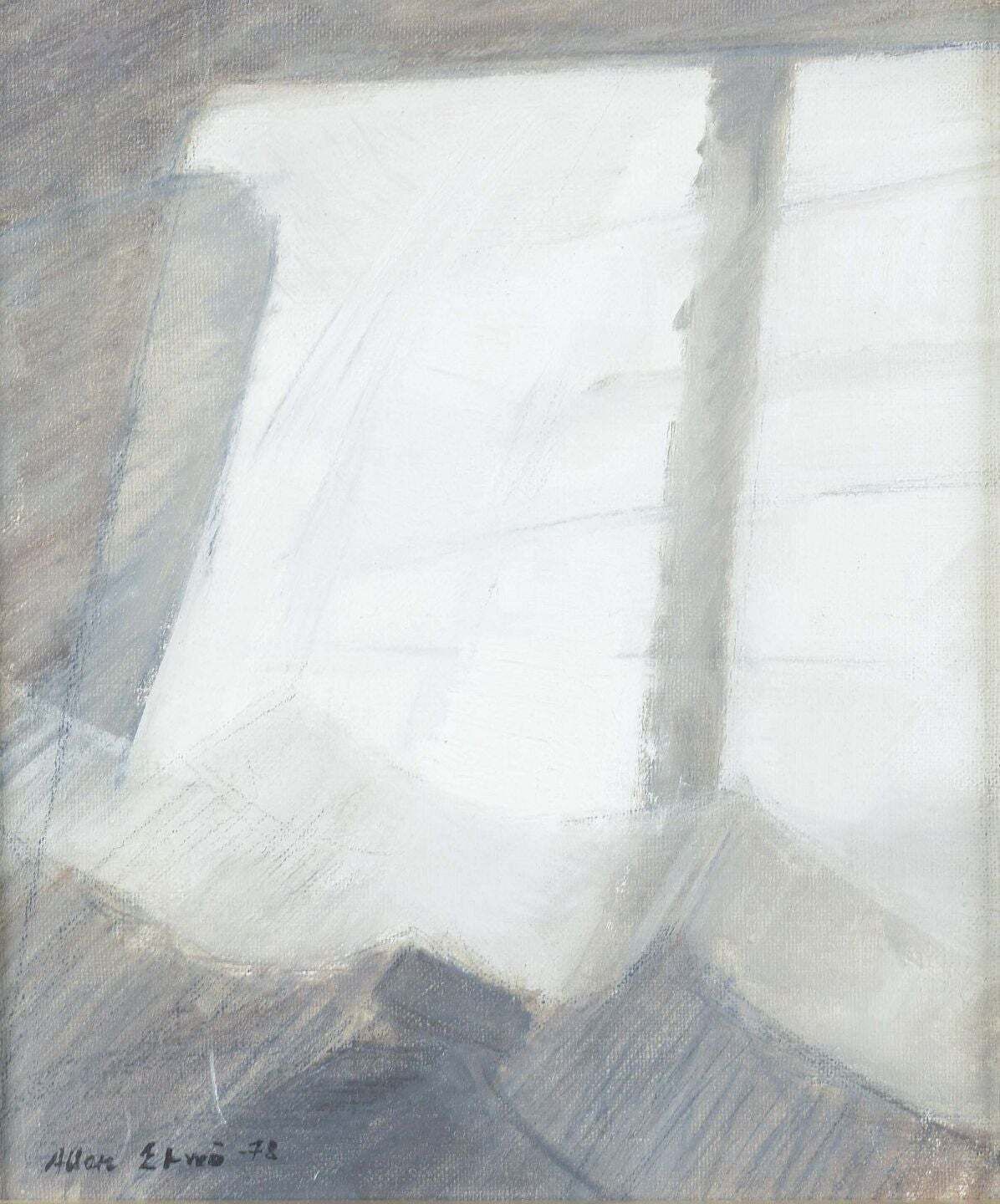 Allan Erwö, Swedish Artist. “Väggens Former II”. Oil On Canvas. 1978