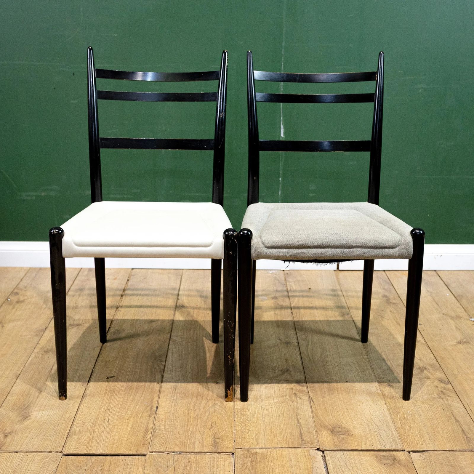 photo furniture G Plan Librenza Ebonised Dining Chairs X4