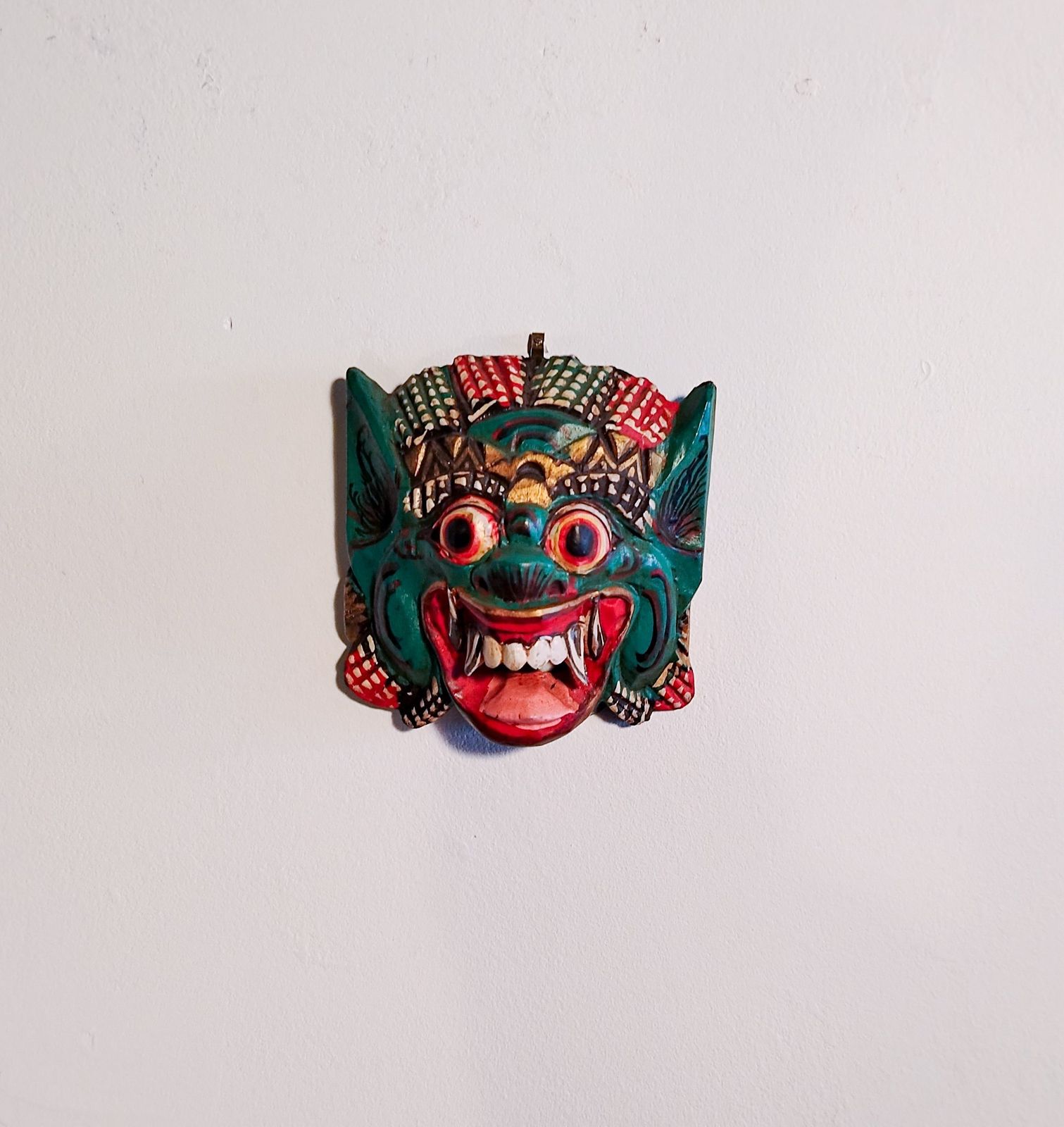 Mid–20th Century Hand Carved Balinese Raksasa Mask, Indonesia, C.1950–1970
