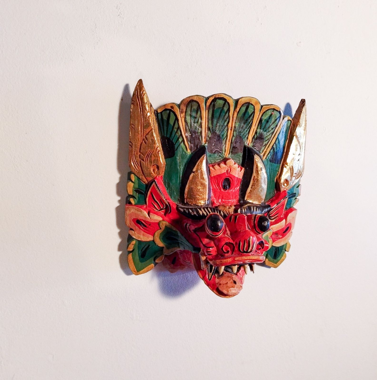 photo furniture Mid–20th Century Hand Carved Balinese Raksasa Mask, Indonesia, C.1950–1970